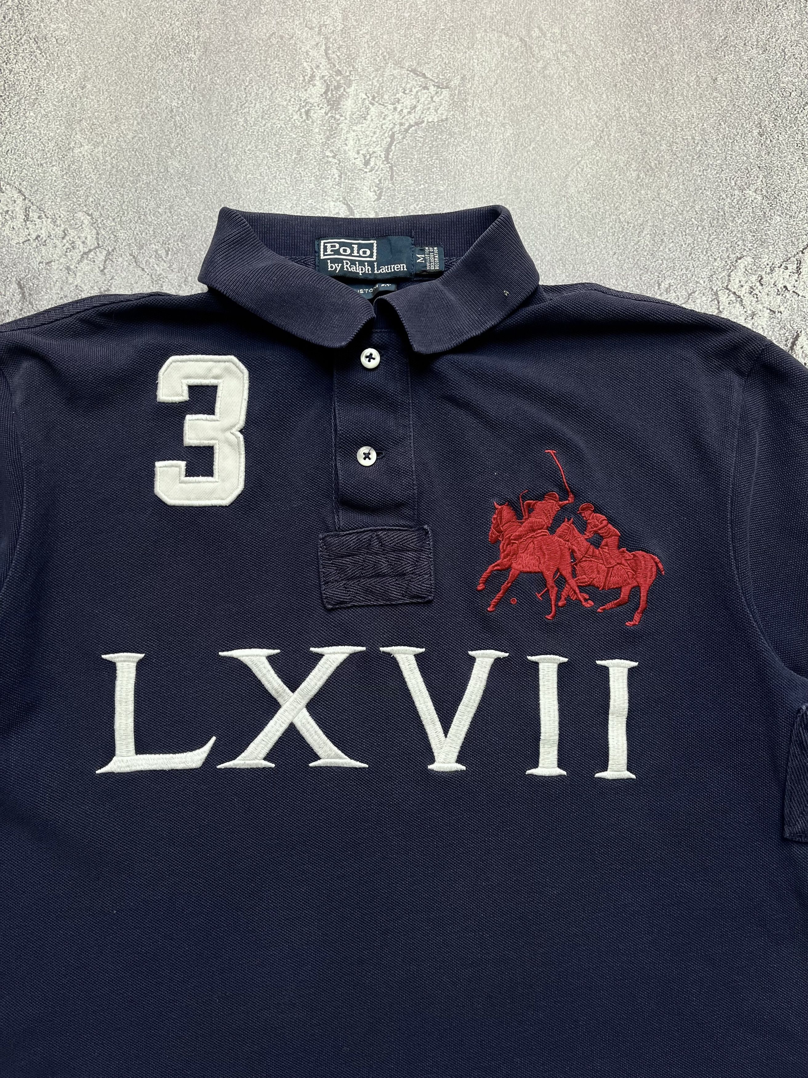 Polo Ralph Lauren Vintage Polos Ralph Lauren #3 Big Pony Chief Keef Mens M Size US M / EU 48-50 / 2 - 2 Thumbnail