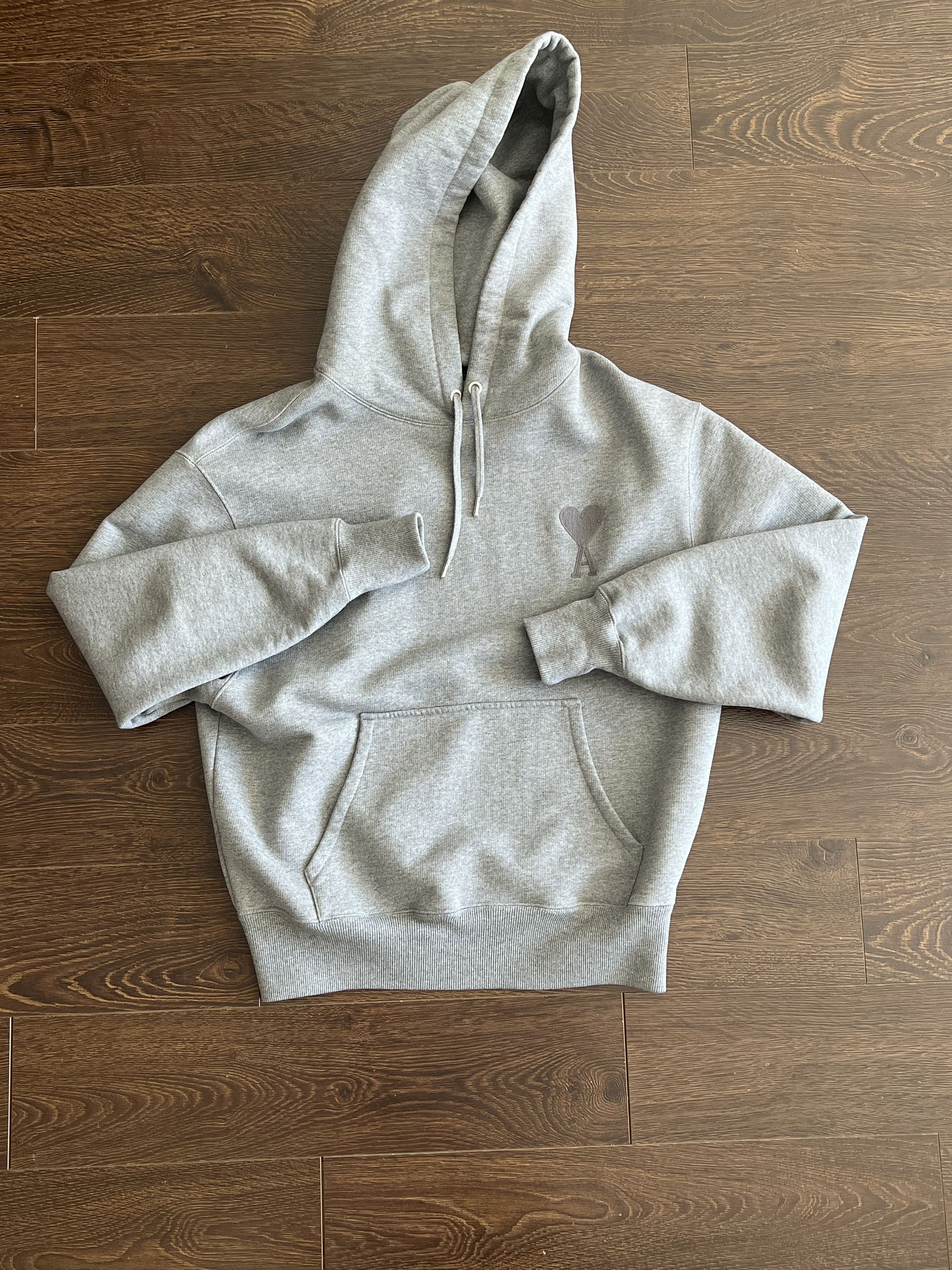 AMI AMI Grey Oversized Heart Hoodie Size US S / EU 44-46 / 1 - 2 Thumbnail