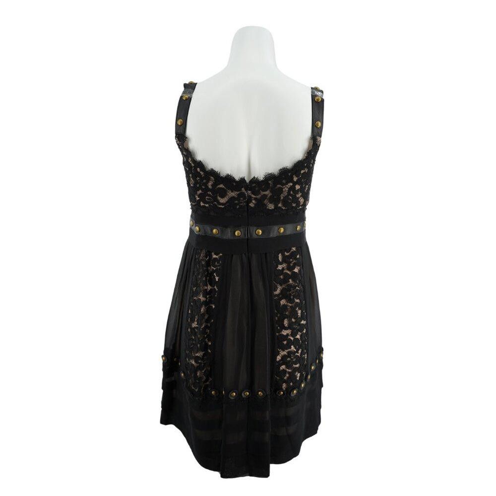 Designer Temperly London Black Lace Dress Size 6 Size M / US 6-8 / IT 42-44 - 4 Thumbnail