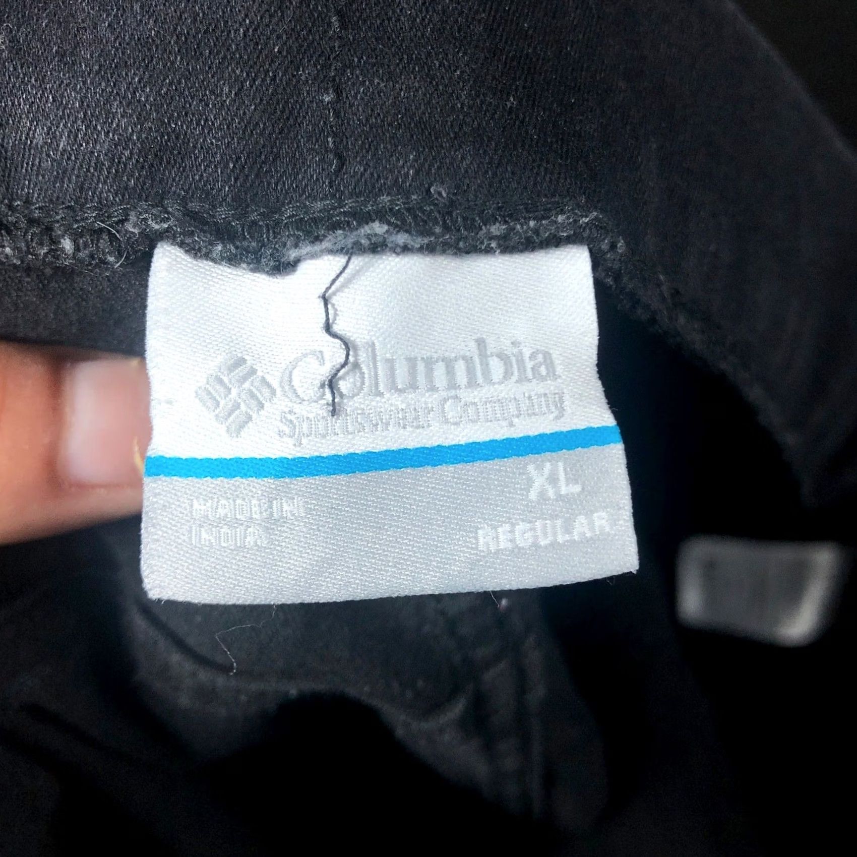 Vintage Columbia Womens Pants Black High Rise Pull On Skinny Ankle Stretch XL Inseam 29.5 in Pocketed Casual Workwear Comfort Easy Care Size 24" / US 00 / IT 34 - 4 Thumbnail