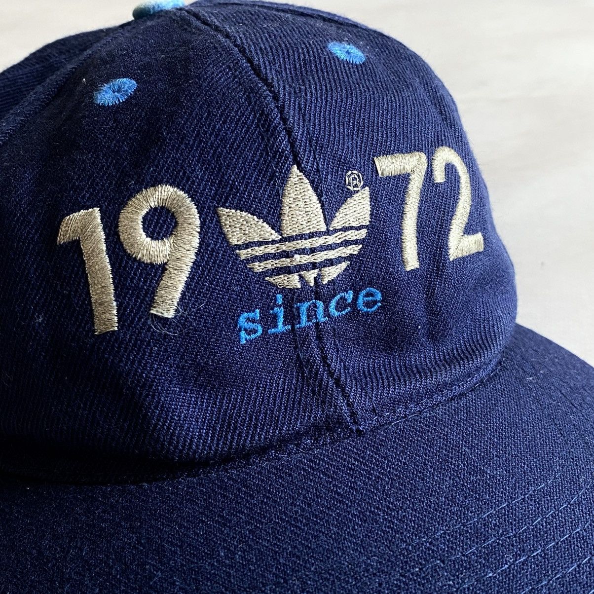 Adidas × Nike × Vintage 90s Vintage Adidas Embroidered 1972 Logo Cap Hat Y2K Size ONE SIZE - 2 Thumbnail
