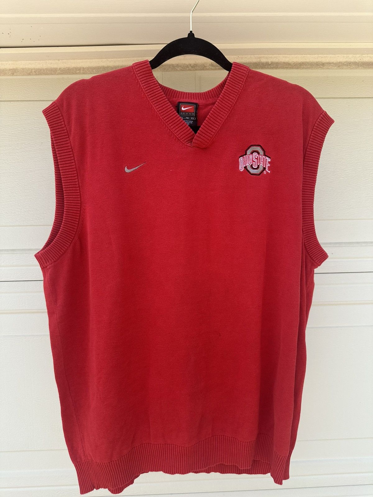 NCAA × Nike Nike Ohio State Buckeyes Sweater Vest Size US XL / EU 56 / 4 - 1 Thumbnail