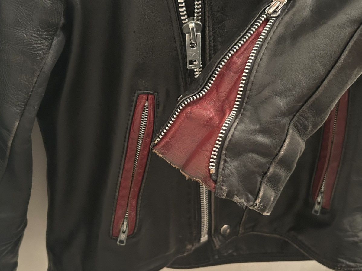 Other Vintage Leather Biker Jacket ENGLAND Size US S / EU 44-46 / 1 - 11 Thumbnail