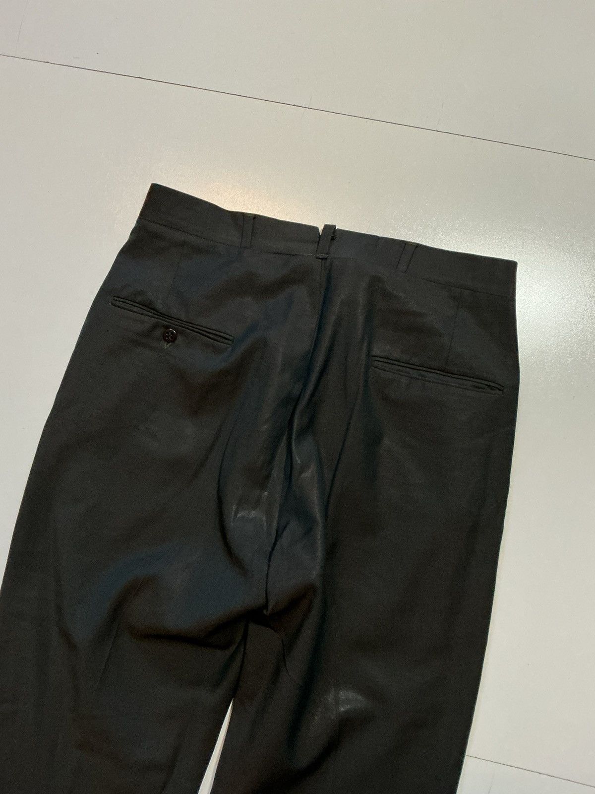 Vintage Vintage 60s Talon Zipper Cuffed Wool Hollywood Dress Pants Size US 32 / EU 48 - 6 Thumbnail