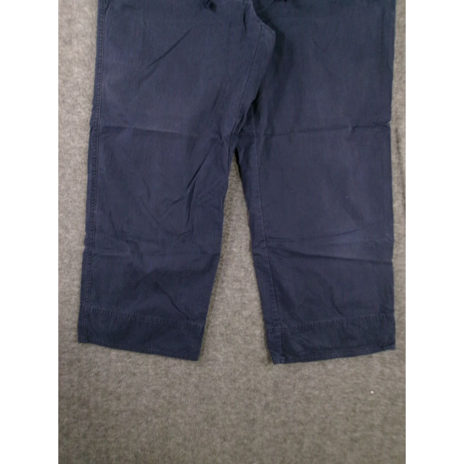 Eddie Bauer VINTAGE Eddie Bauer Pants Womens 6 Blue Capri Casual Hiking Comfort Drawstring Size 28" / US 6 / IT 42 - 3 Thumbnail