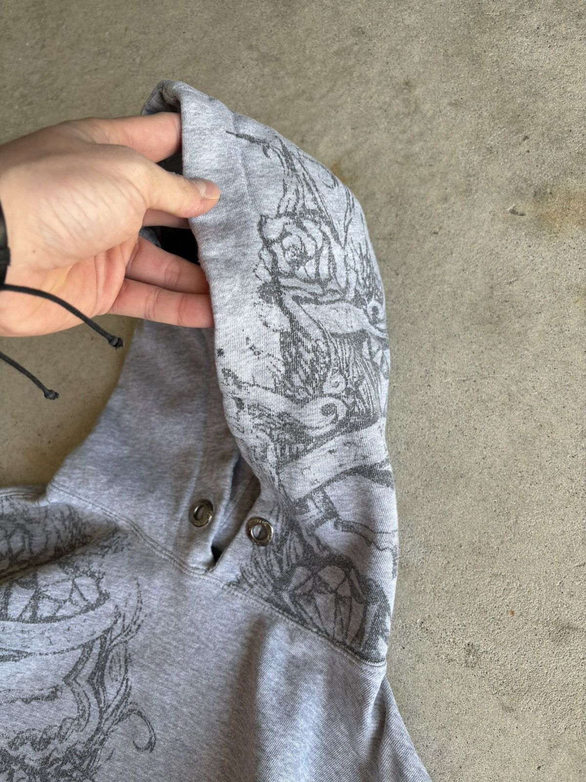 Fox Racing Vintage Y2K Fox Racing Subtle Logo Heather Grey Hoodie Size US S / EU 44-46 / 1 - 4 Thumbnail
