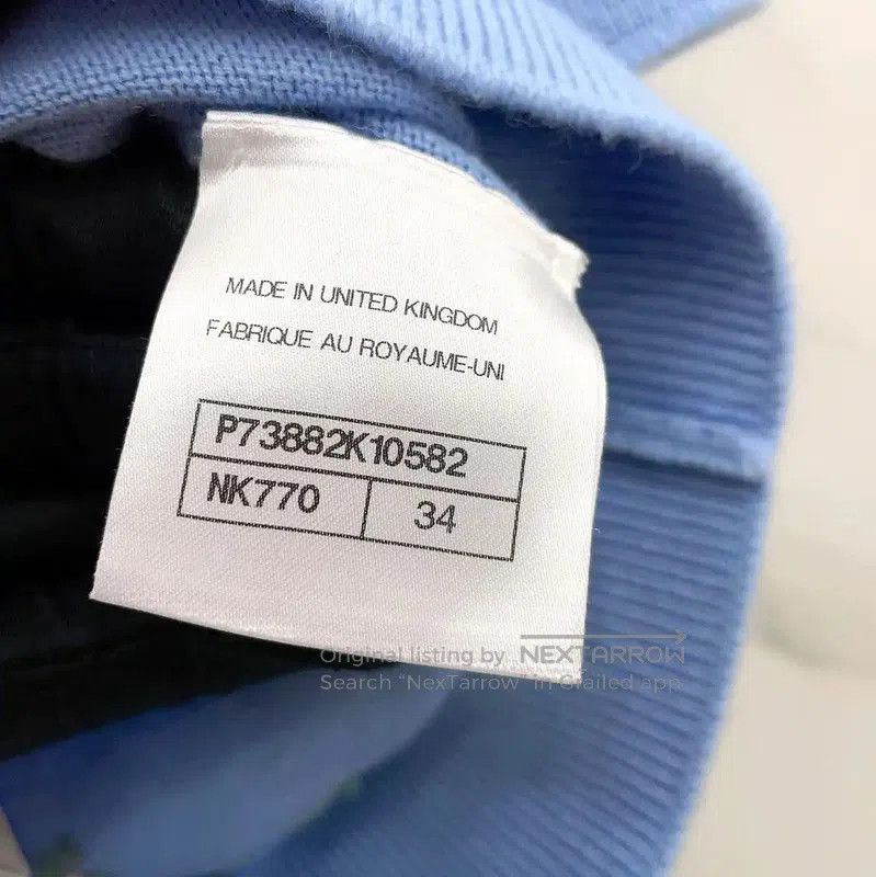 Chanel Chanel Blue Cashmere Short Sleeve T-Shirt . Size S / US 4 / IT 40 - 5 Thumbnail