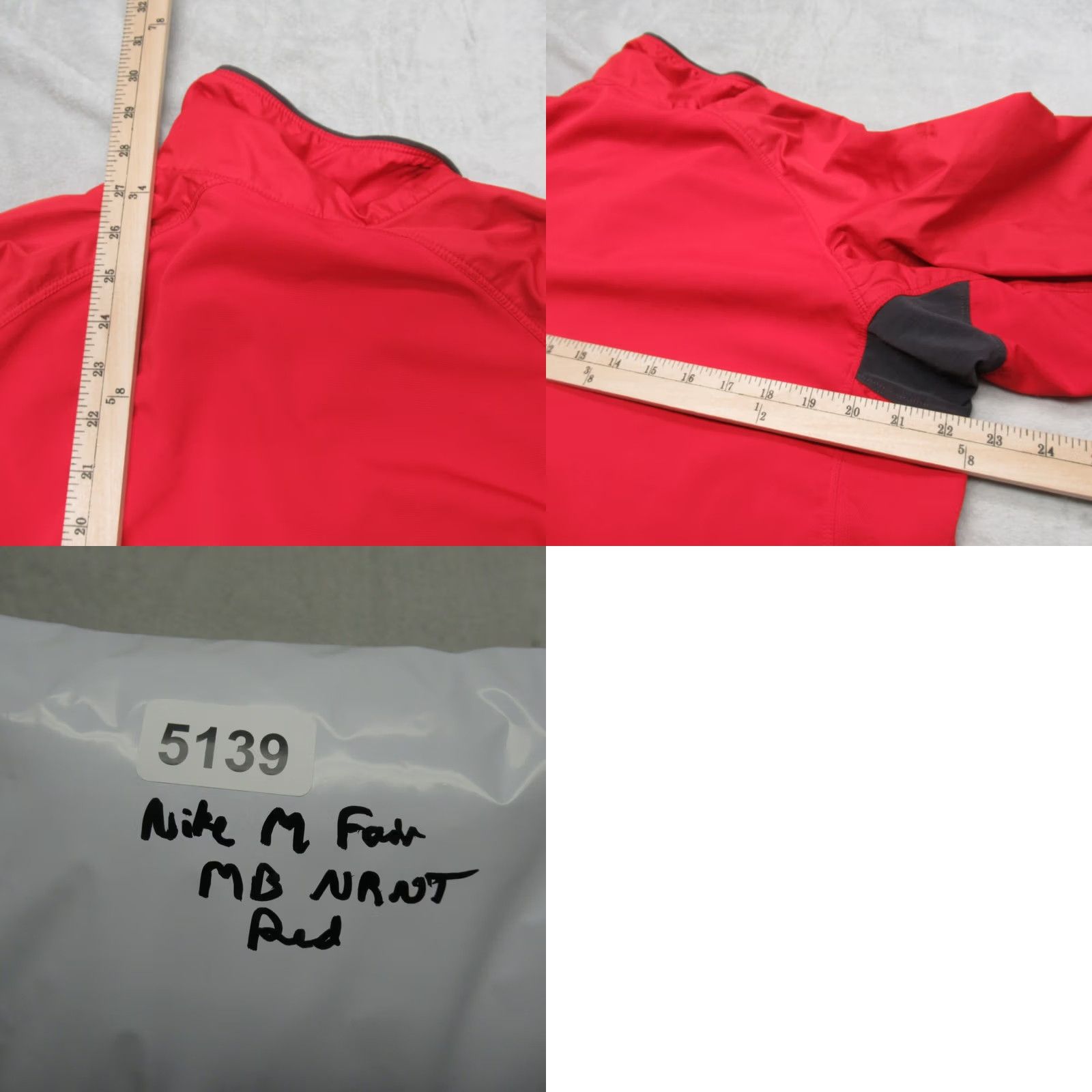 Nike Nike ACG Jacket Mens M Red Raglan Sleeve Full Zip Pockets Breathing Stadium Athletic Outdoor Track Jacket Size US M / EU 48-50 / 2 - 10 Thumbnail