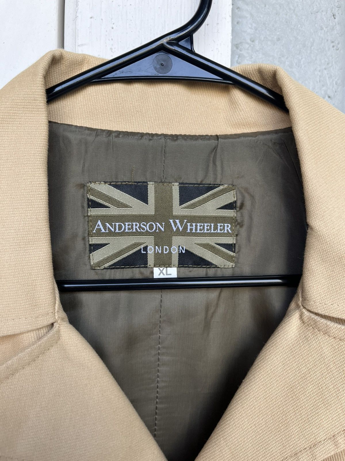 Vintage Men’s XL Anderson Wheeler Safari Jacket – Tan Utility Size US XL / EU 56 / 4 - 3 Thumbnail