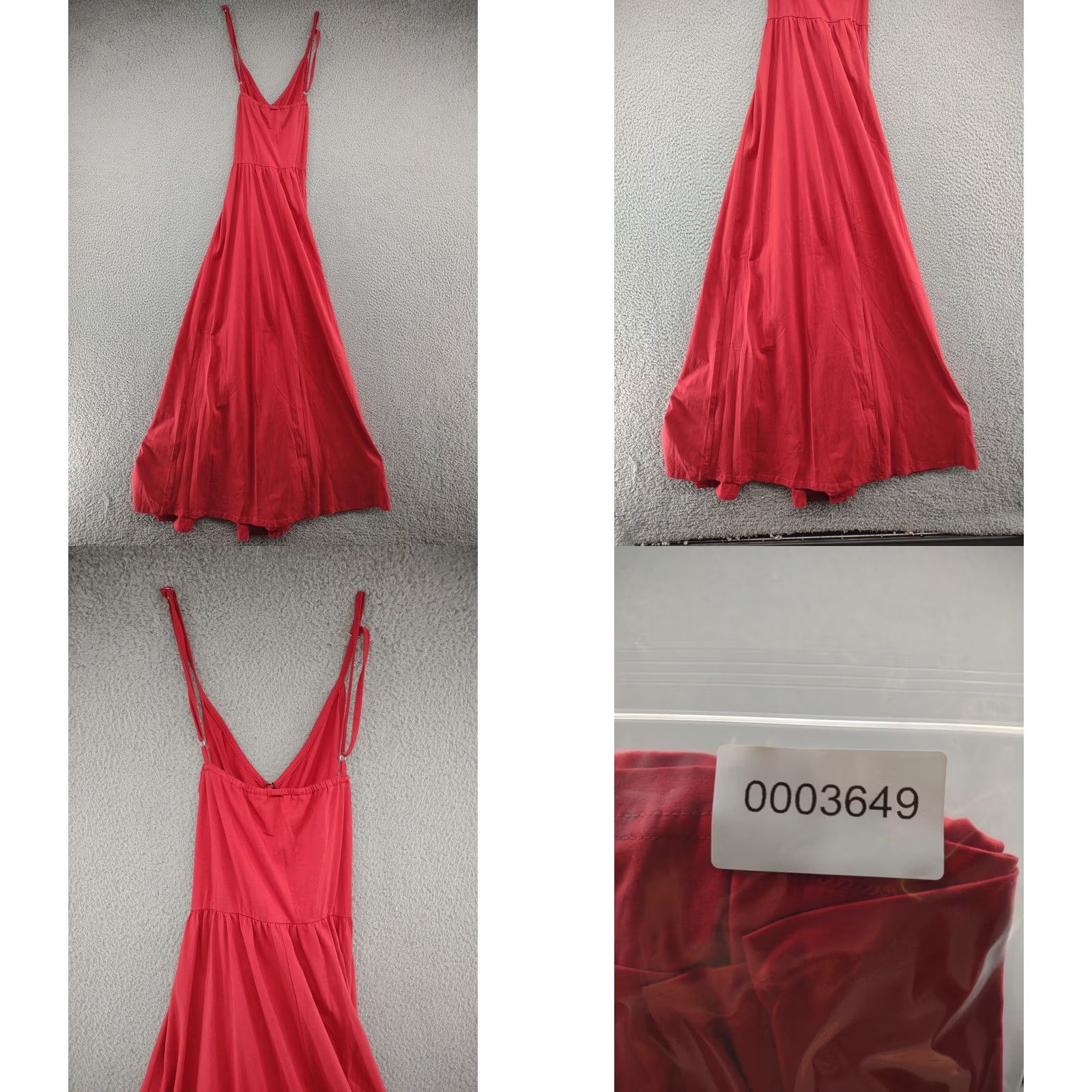Vintage ININ Women's Side Slit Long Red Dress Maxi Dress in Size M New with Tags Size M / US 6-8 / IT 42-44 - 8 Thumbnail