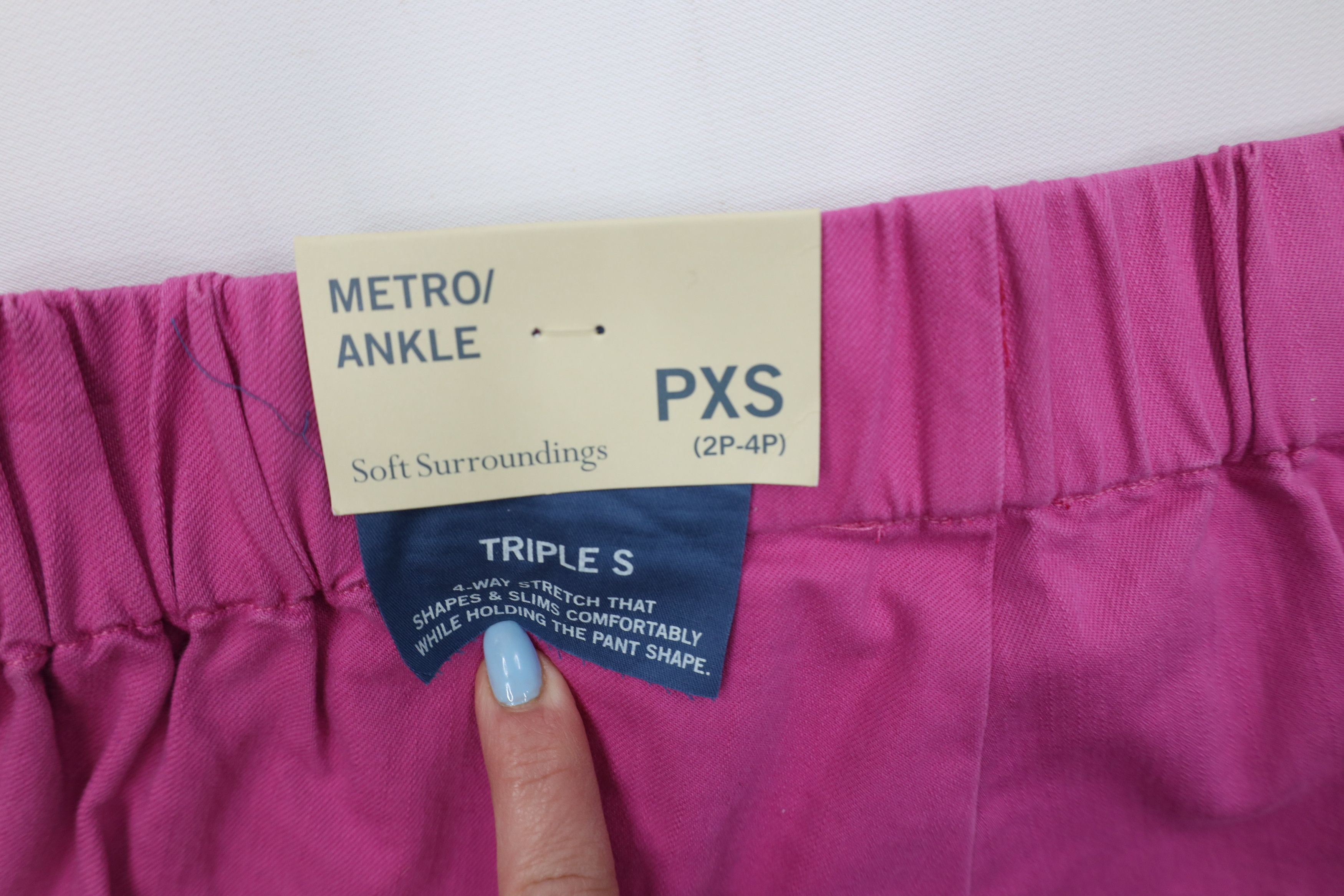 Soft Surroundings Deadstock Y2K Soft Surroundings Ankle Button Cuff Pants Size 26" / US 2 / IT 38 - 8 Thumbnail