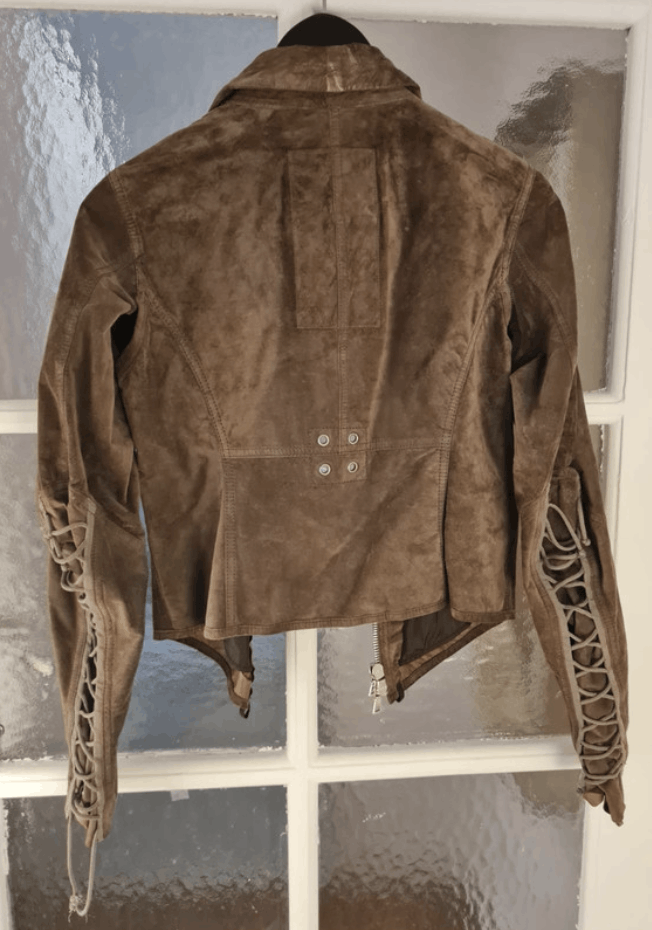 Miu Miu × Prada Prada Jacket 1999 2000 Leather Coat Biker Bomber EX0011 Size XS / US 0-2 / IT 36-38 - 3 Thumbnail