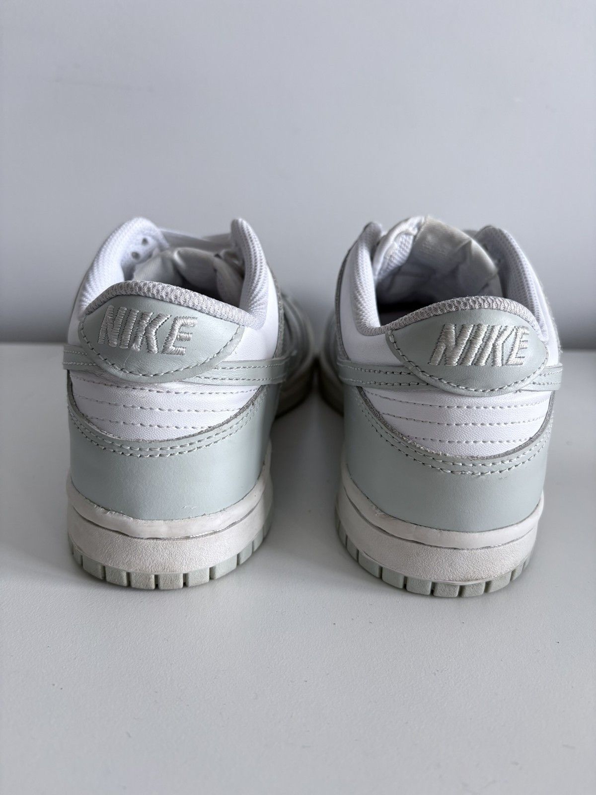 Nike Nike Dunk Low white mint leather sneakers size 38 women's Size US 8 / IT 38 - 5 Thumbnail