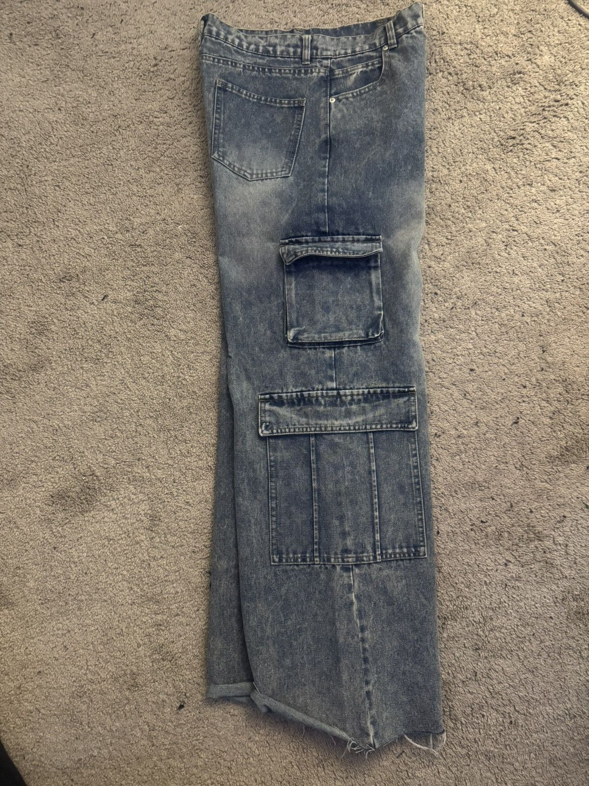 Other New Japanese Flared Denim Jeans Size US 31 - 4 Thumbnail