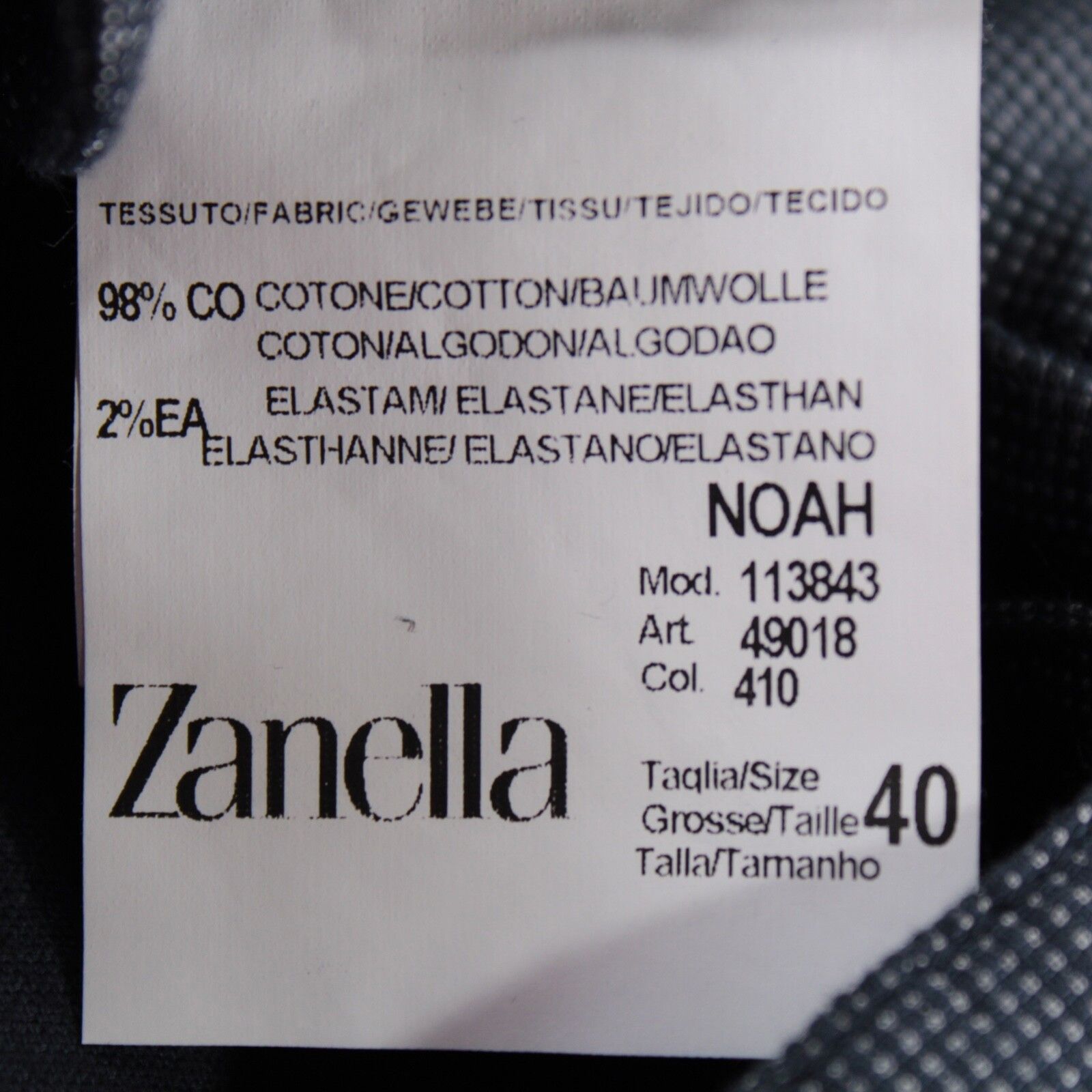 Zanella Zanella New with tags Chino Size 40 US In Blue Size US 40 / EU 56 - 6 Thumbnail