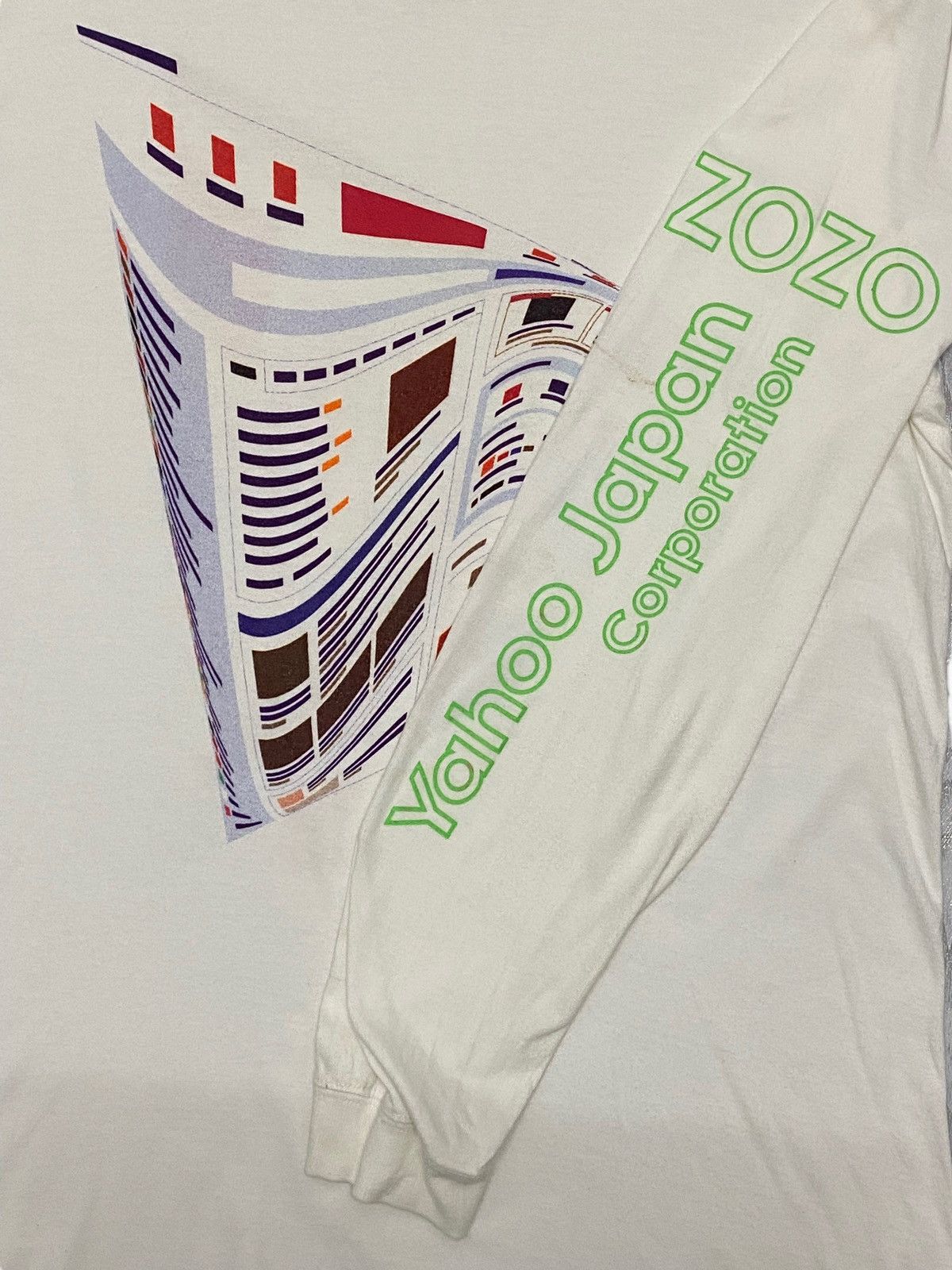 Japanese Brand Zozo Company Tee Yahoo Japan Art Graffiti Psychedelic Size US M / EU 48-50 / 2 - 4 Thumbnail
