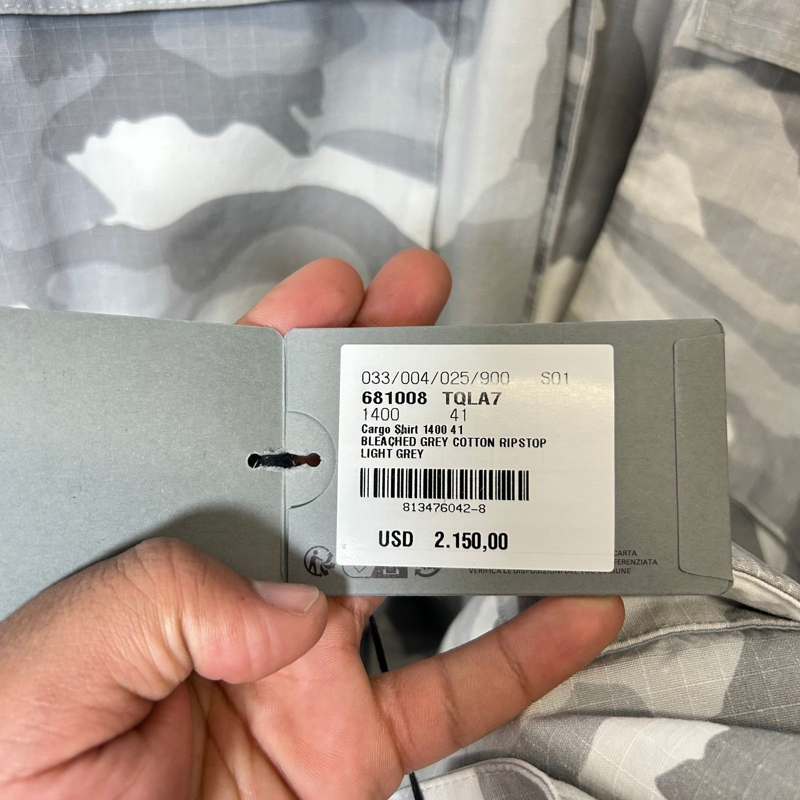Balenciaga Balenciaga Snow Camo Oversized Jacket Size OS Size US XXL / EU 58 / 5 - 6 Thumbnail