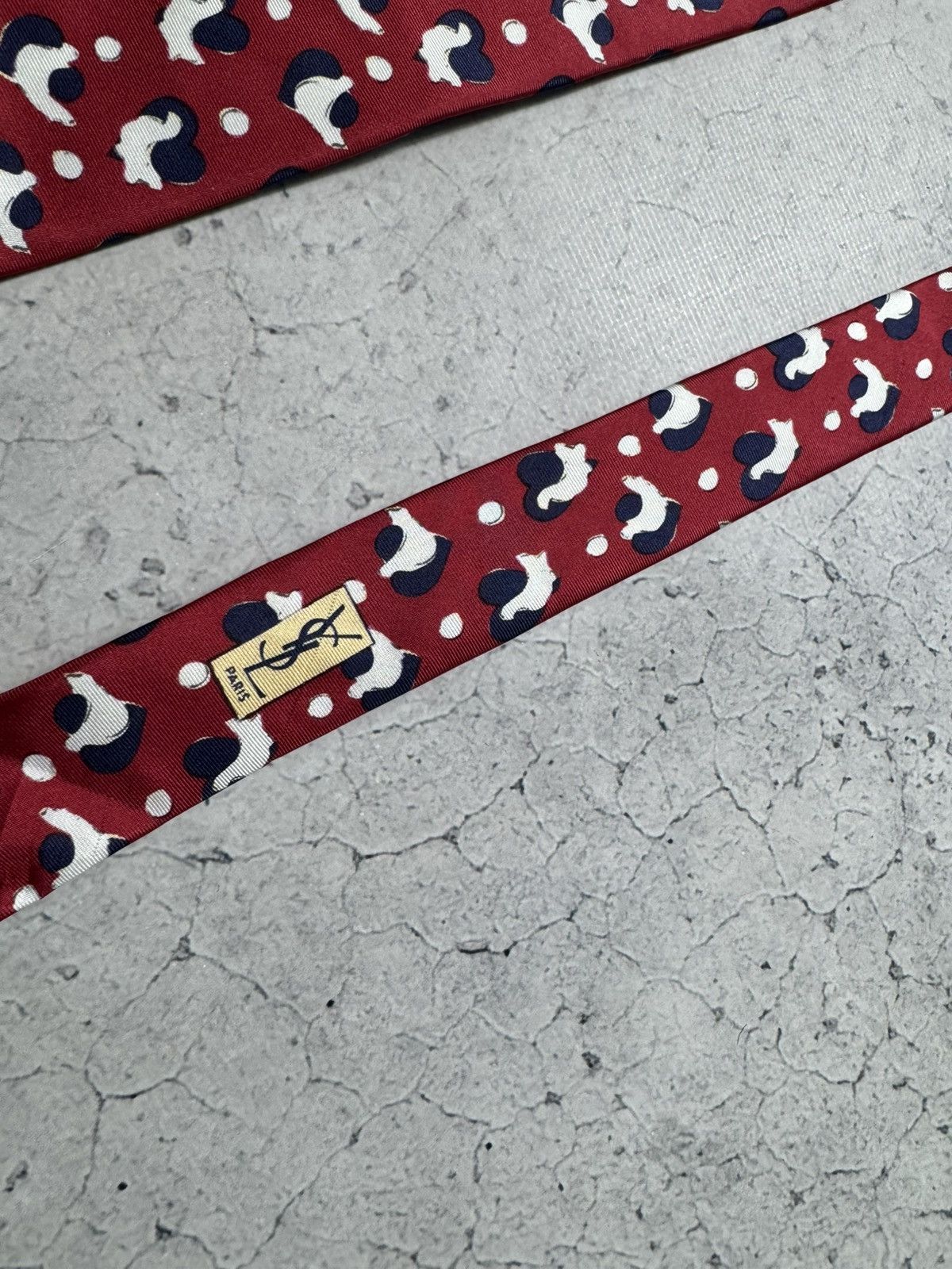 Yves Saint Laurent Yves Saint Laurent Paris YSL Silk Tie Size ONE SIZE - 2 Thumbnail