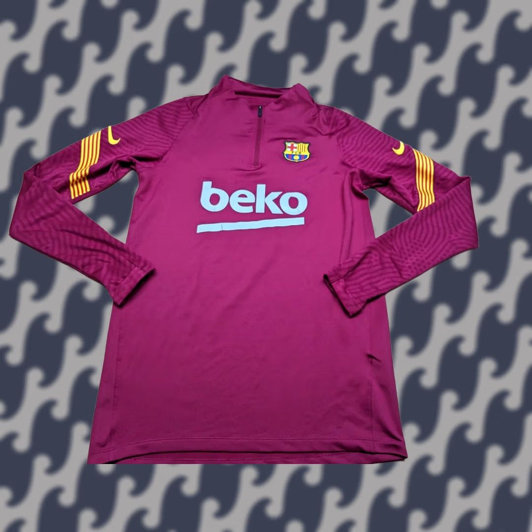 Nike Nike Barcelona 2020-2021 Mens Training Top Small Drill Long Sleeve Football Shirt XS? Size US S / EU 44-46 / 1 - 1 Thumbnail