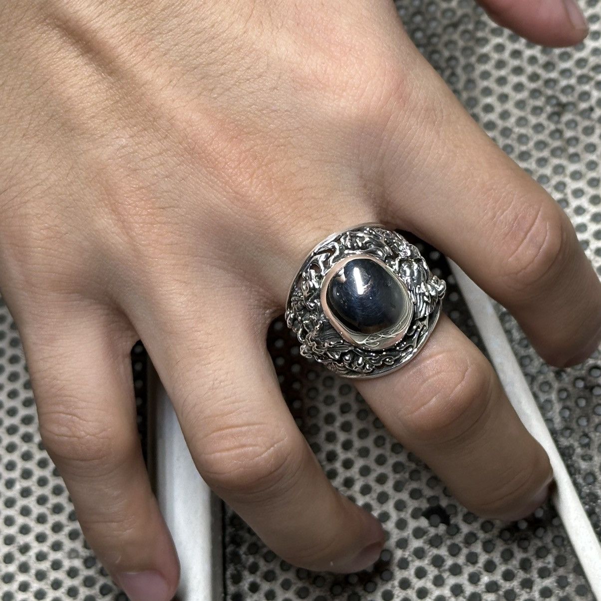 Sterling Silver Dual Dragon Egg Sterling Silver Ring Size ONE SIZE - 3 Thumbnail