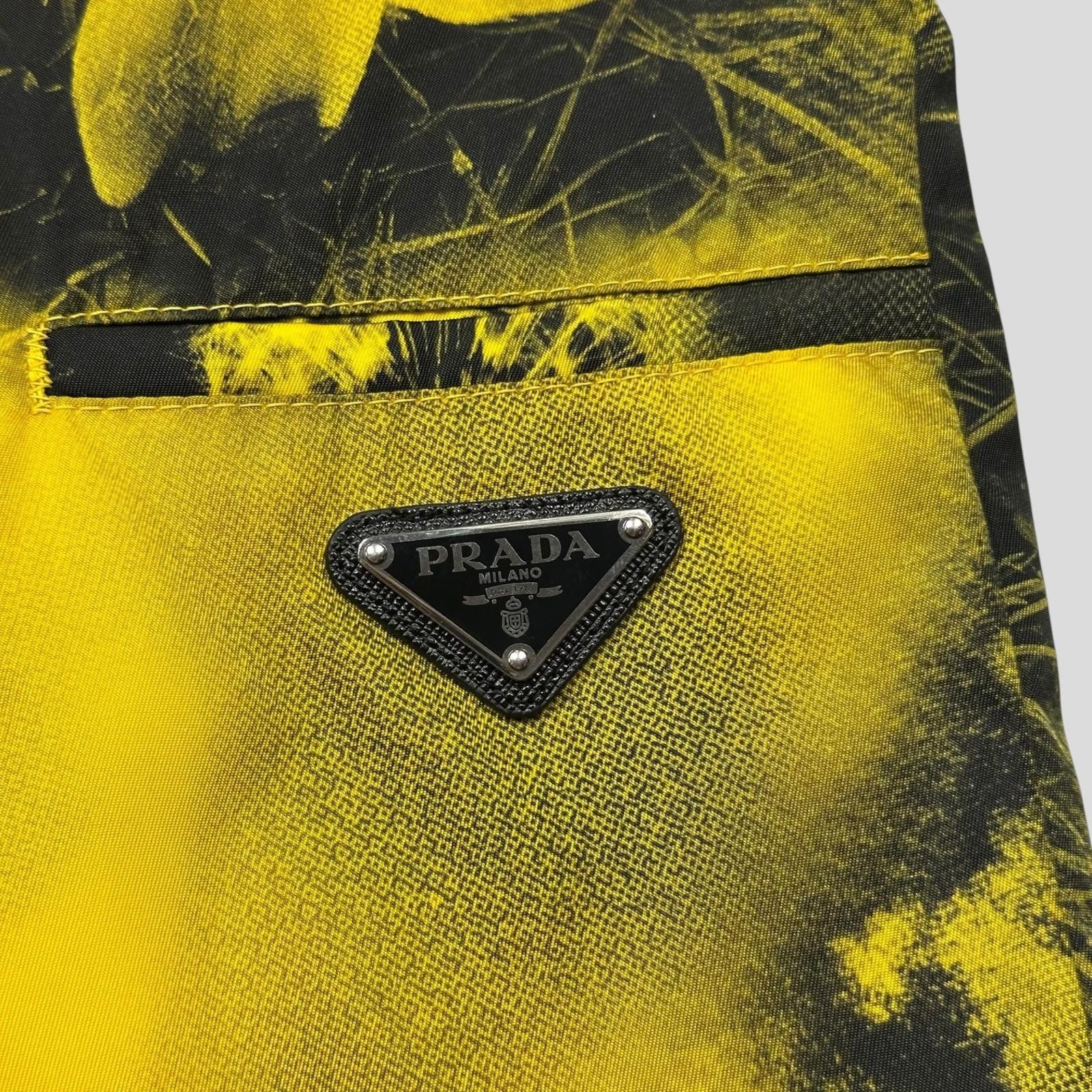 Prada Prada x Raf Simons 2022 Re-nylon Wolf Baggy Bermuda Shorts Size US 34 / EU 50 - 6 Thumbnail
