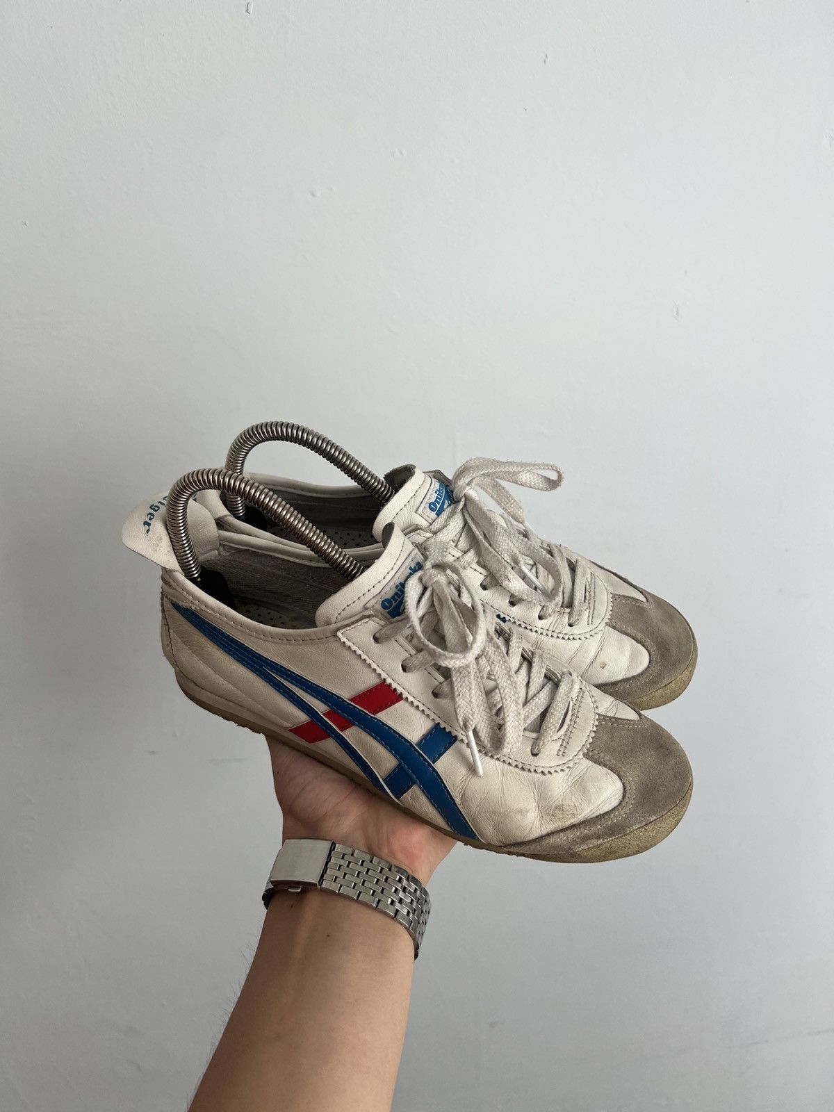 Asics Vintage Asics Tiger Onitsuka White Sneakers Size US 5.5 / EU 38 - 2 Thumbnail