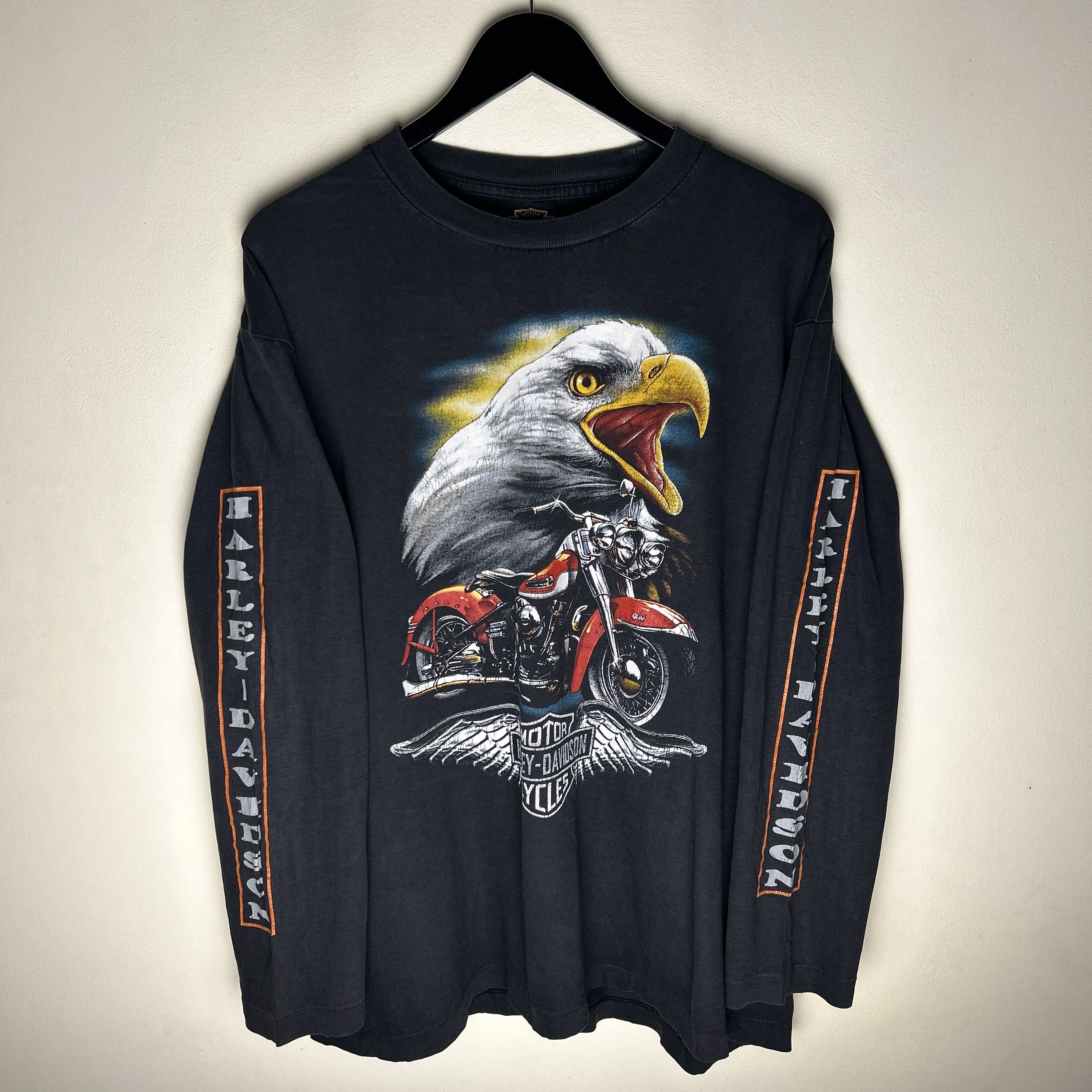 Harley Davidson × Vintage Vintage 2000 Harley Davidson Flame Eagle 