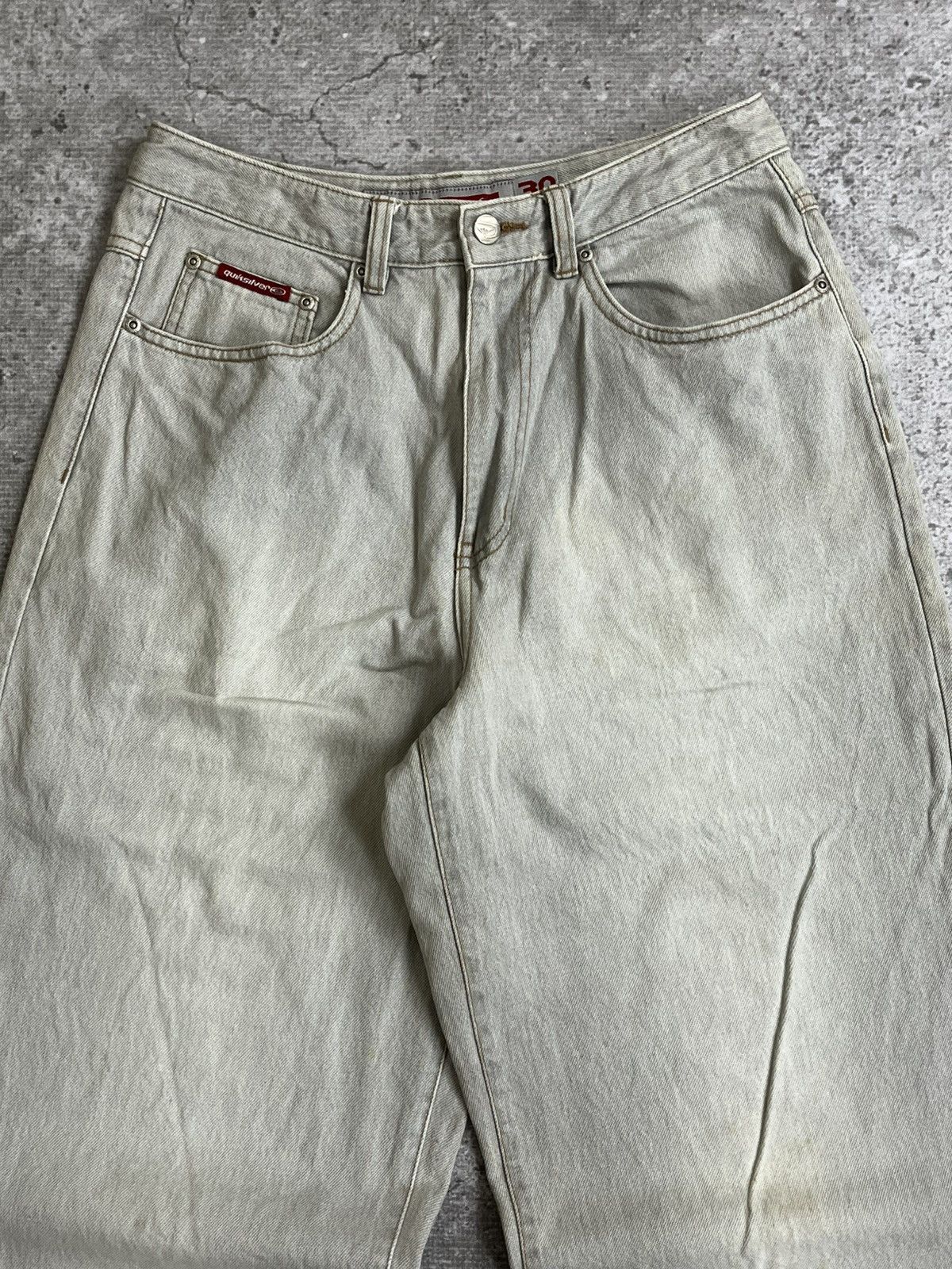 Quiksilver Vintage Quiksilver Embroidered Baggy Jeans Size US 30 / EU 46 - 6 Thumbnail