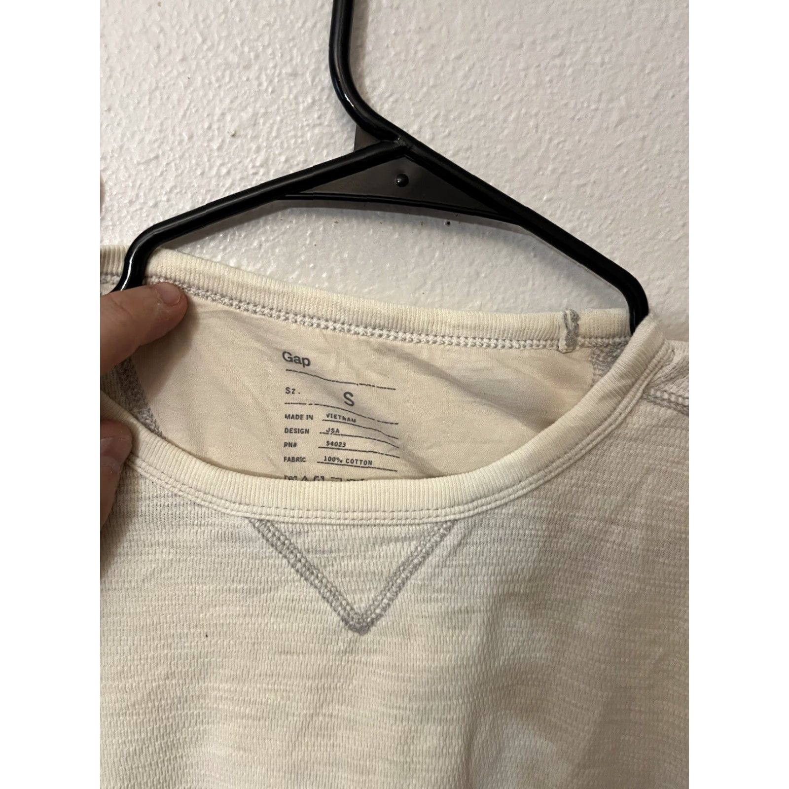 Gap Gap Shirt Mens Small White Lightweight Long Sleeve Adult Size US S / EU 44-46 / 1 - 2 Thumbnail