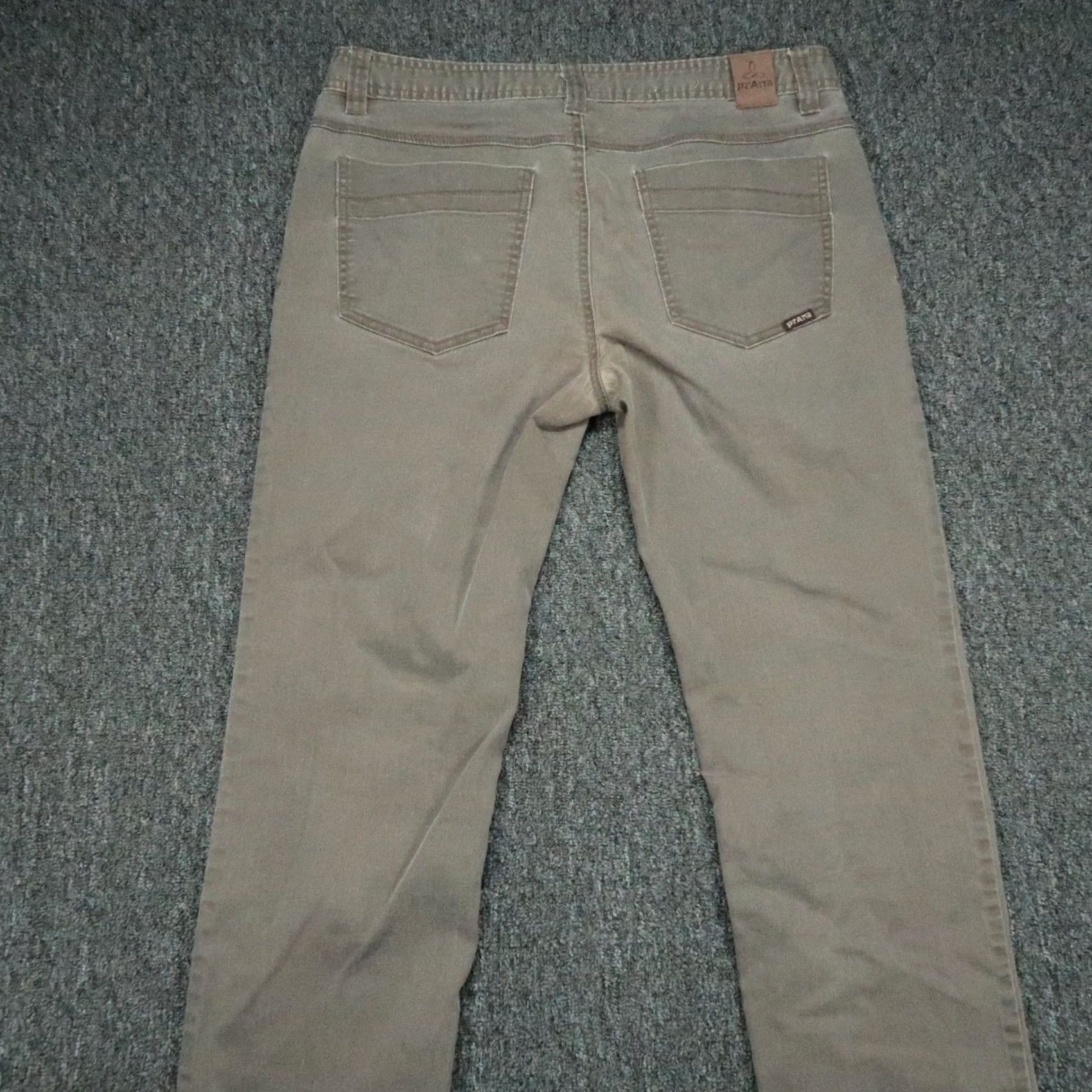 Prana prAna Jeans Men 34x32 Beige Brown Bridger Stretch Organic Cotton Denim Outdoor Size US 34 / EU 50 - 5 Thumbnail