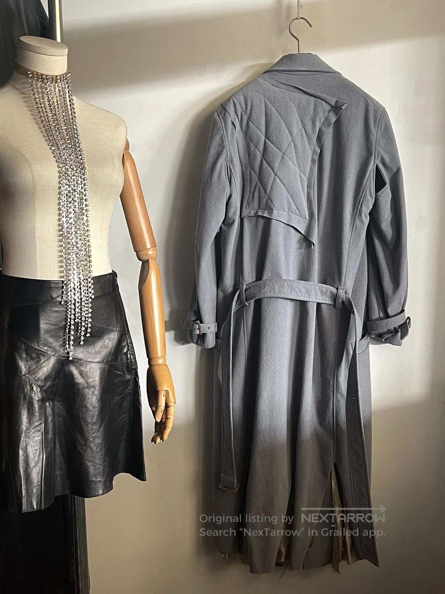 Sulvam Sulvam Sailor Coat in Gray. Size US M / EU 48-50 / 2 - 6 Thumbnail