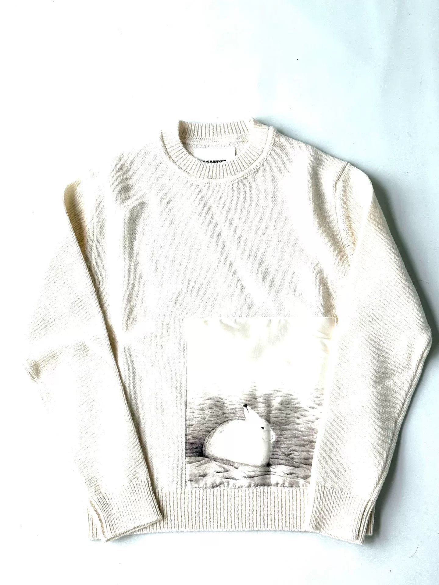 Jil Sander Jil Sander Rabbit Wool Crewneck Sweater Size S / US 4 / IT 40 - 1 Thumbnail