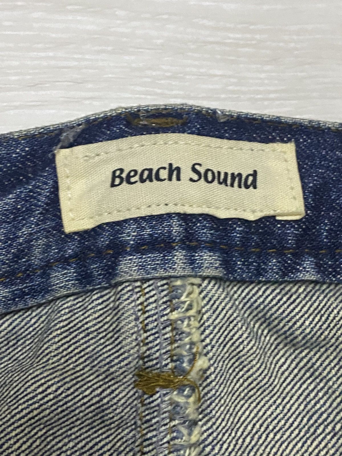 Japanese Brand Vintage Japanese Brand Beach Sound Distressed Baggy Jeans Size US 36 / EU 52 - 16 Thumbnail
