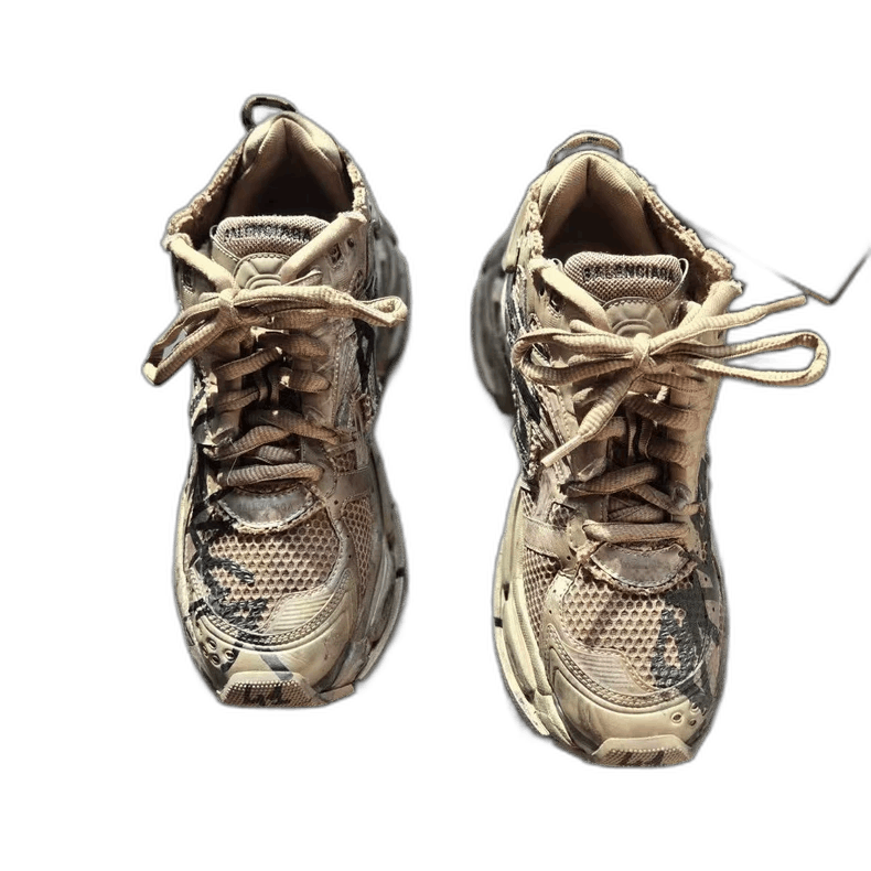 Balenciaga Balenciaga Runner Sneakers in Gray Brown Colorway Size US 8 / EU 41 - 1 Thumbnail