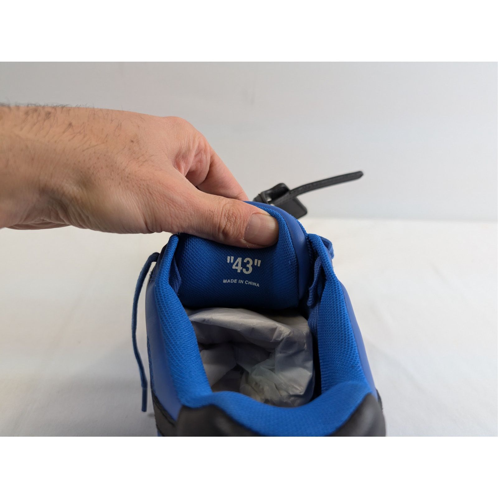 Off-White o1rshd1 Out of Office Calf Leather sneakers in Blue/Black Size US 12 / EU 45 - 18 Thumbnail