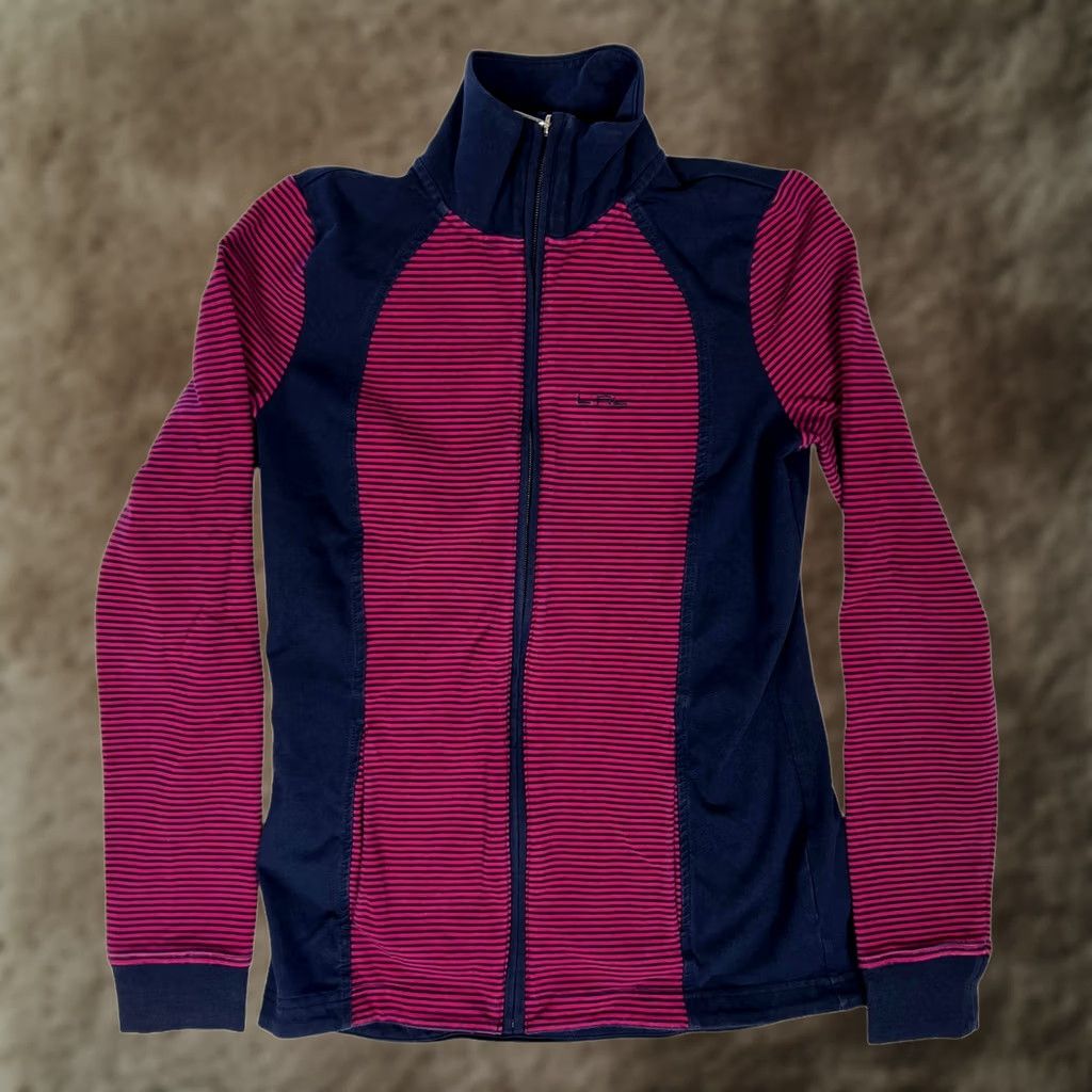 Ralph Lauren Lauren Ralph Lauren Active Track Jacket Women XS Full Zip Purple Striped Size XS / US 0-2 / IT 36-38 - 1 Thumbnail
