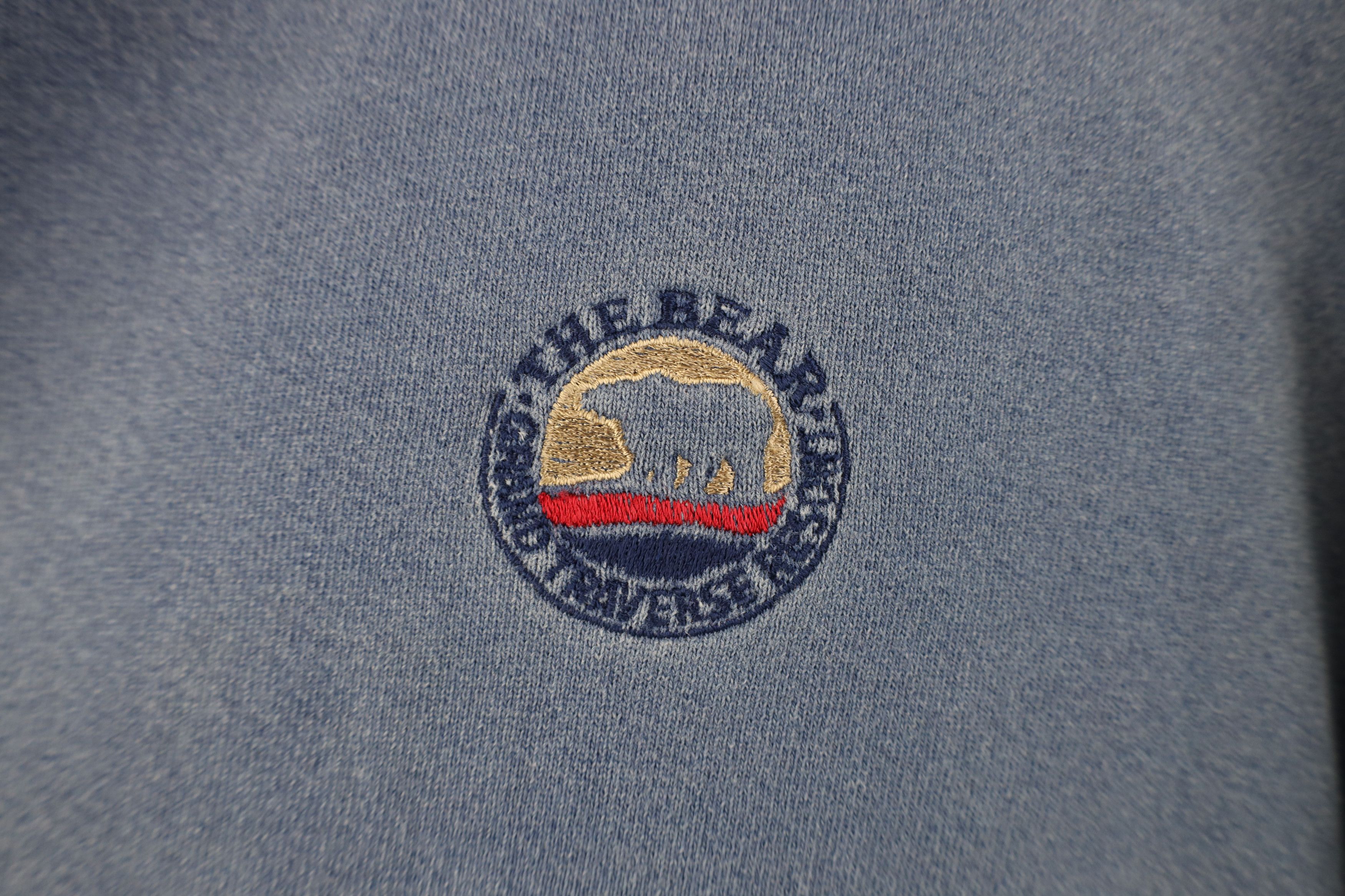 Vintage Vintage 90s Stonewash Grand Traverse Resort The Sweatshirt Size US XXL / EU 58 / 5 - 4 Thumbnail