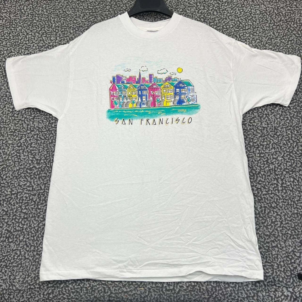 Hanes Vintage San Francisco Shirt Men XL Beefy Short Sleeve New Size US XL / EU 56 / 4 - 1 Thumbnail
