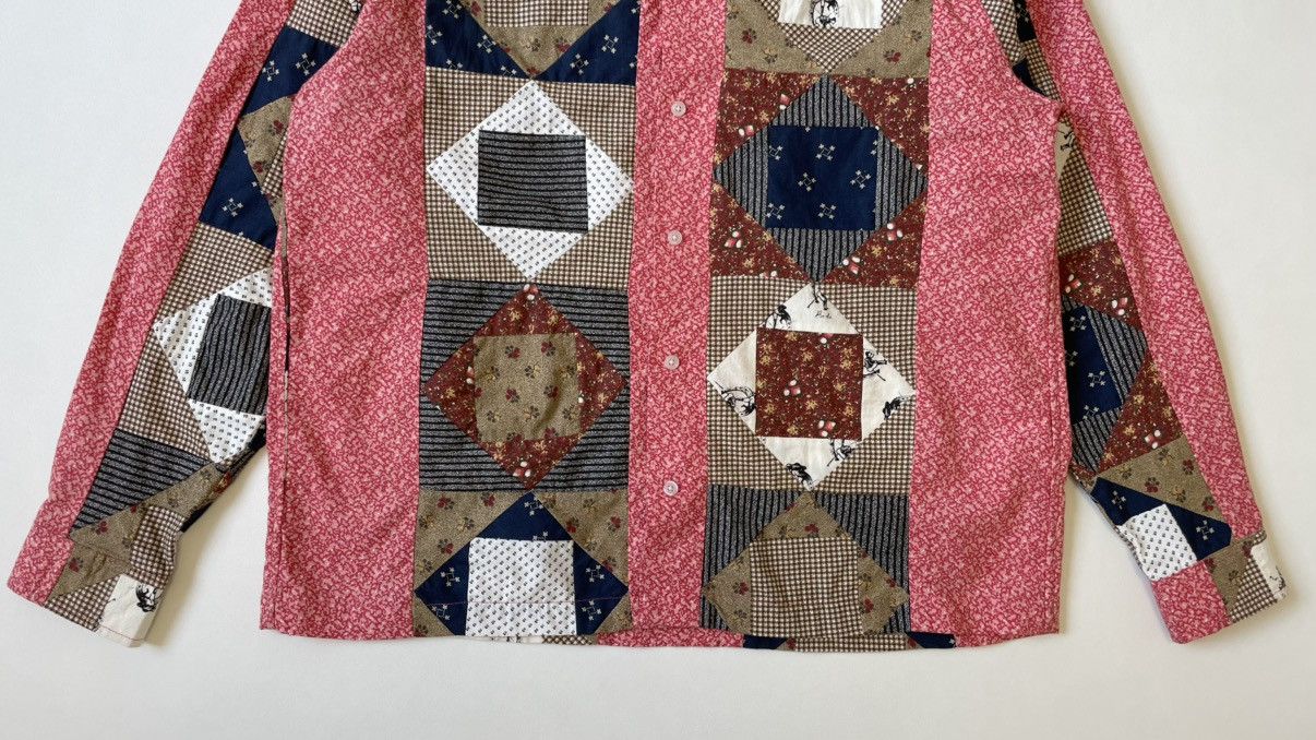 Bode Patch Work Quilt Patterned Boxy Shirt Size US L / EU 52-54 / 3 - 8 Thumbnail