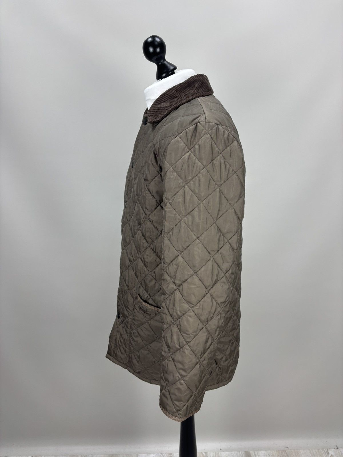 Barbour Mens quilted jacket Barbour Liddesdale Size S Color Brown Size US S / EU 44-46 / 1 - 9 Thumbnail