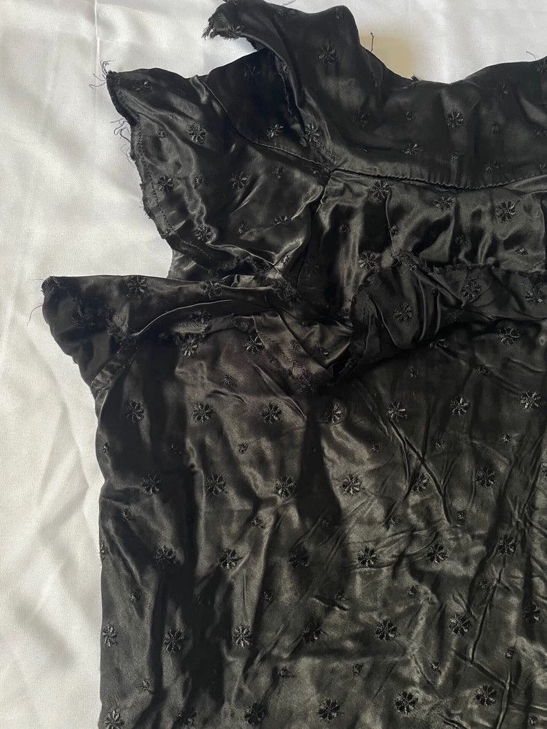 Comme des Garçons Flower Top COMME DES GARCONS FW 1990 SHEER FLOWER APPLIQUE TOP – THE 543