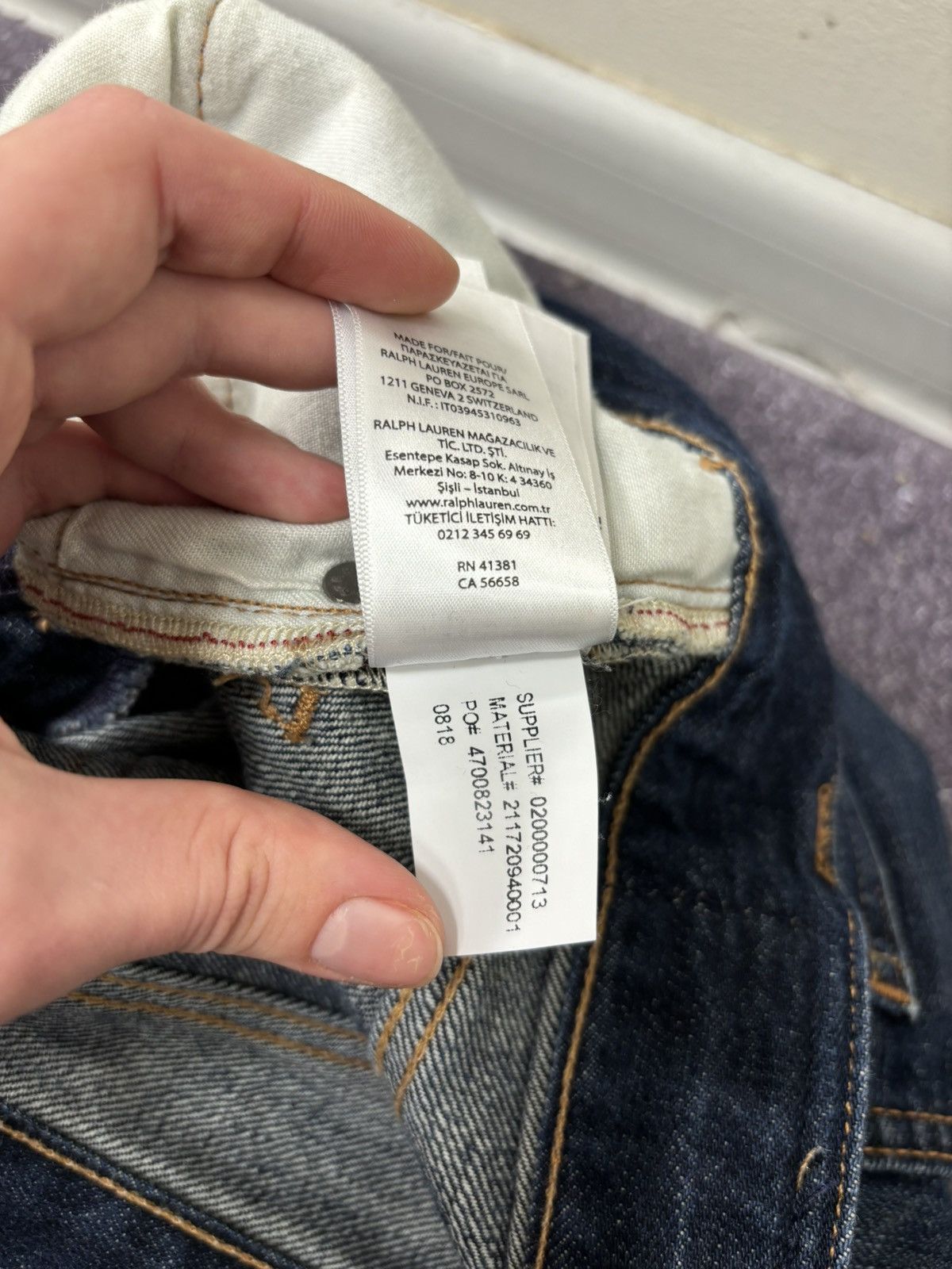 Polo Ralph Lauren Polo Ralph Lauren Astor Slim Boyfriend Painted Denim Jeans Size US 28 / EU 44 - 13 Thumbnail