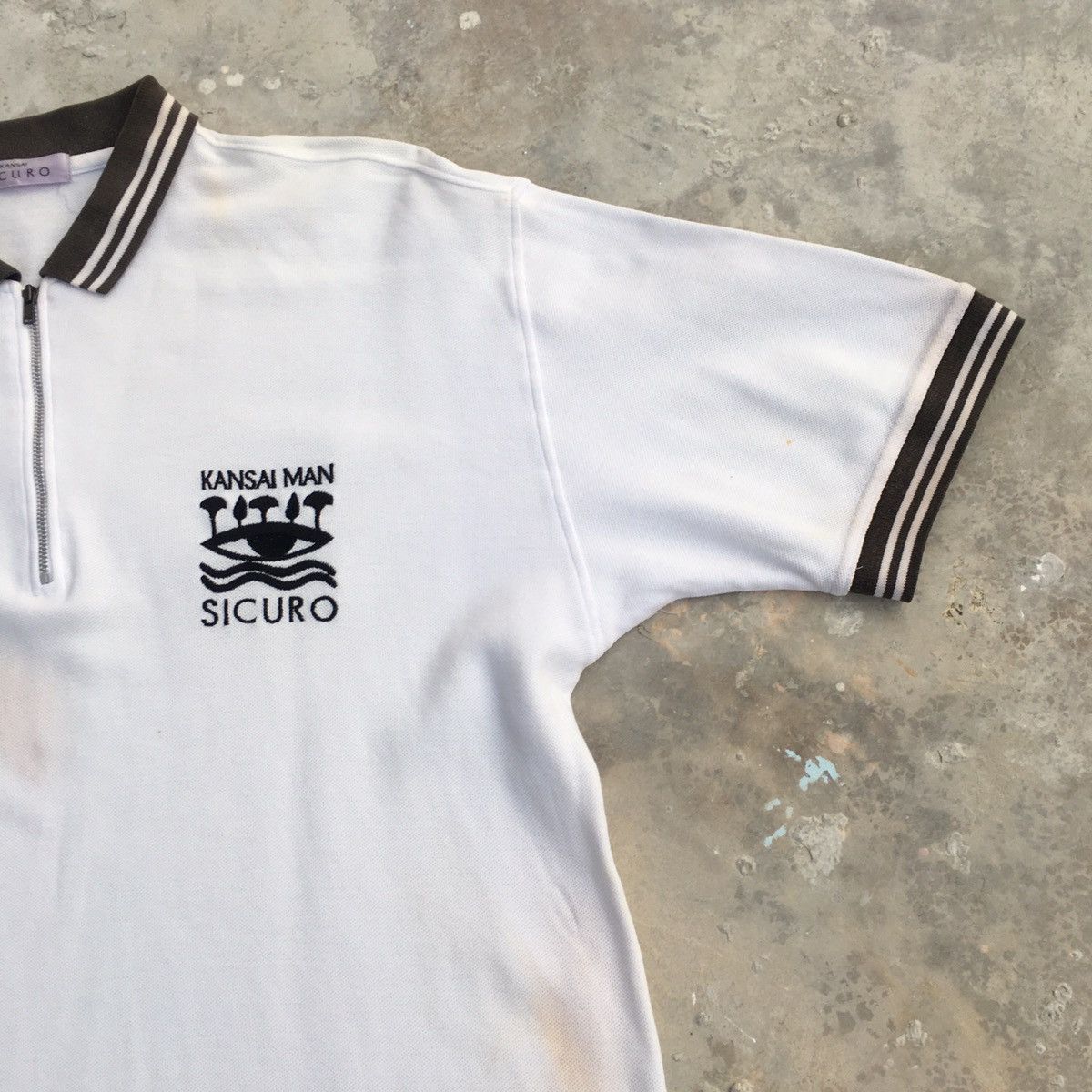 Japanese Brand × Kansai Yamamoto × Vintage Vintage KANSAI MAN SICURO Polo Tee Size US M / EU 48-50 / 2 - 5 Thumbnail