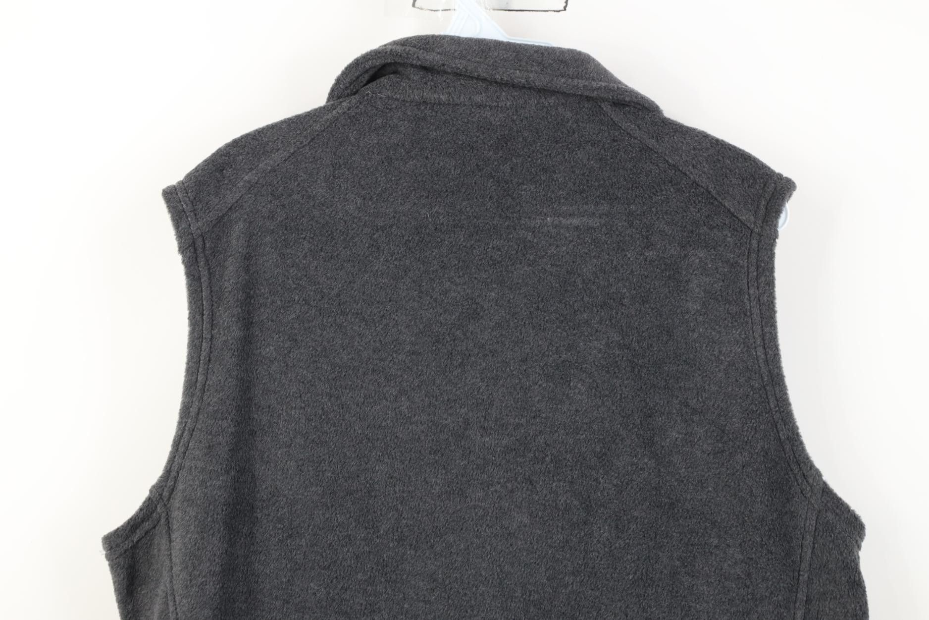 Columbia Deadstock Y2K Columbia Full Zip Fleece Vest Jacket Gray Size US S / EU 44-46 / 1 - 11 Thumbnail