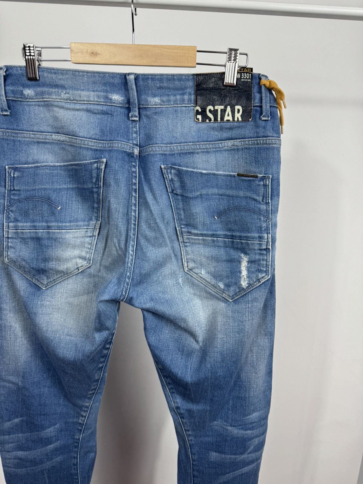 G-Star G-Star RAW Arc 3D Loose Tapered Jeans Fade Denim W32 Size US 32 / EU 48 - 3 Thumbnail