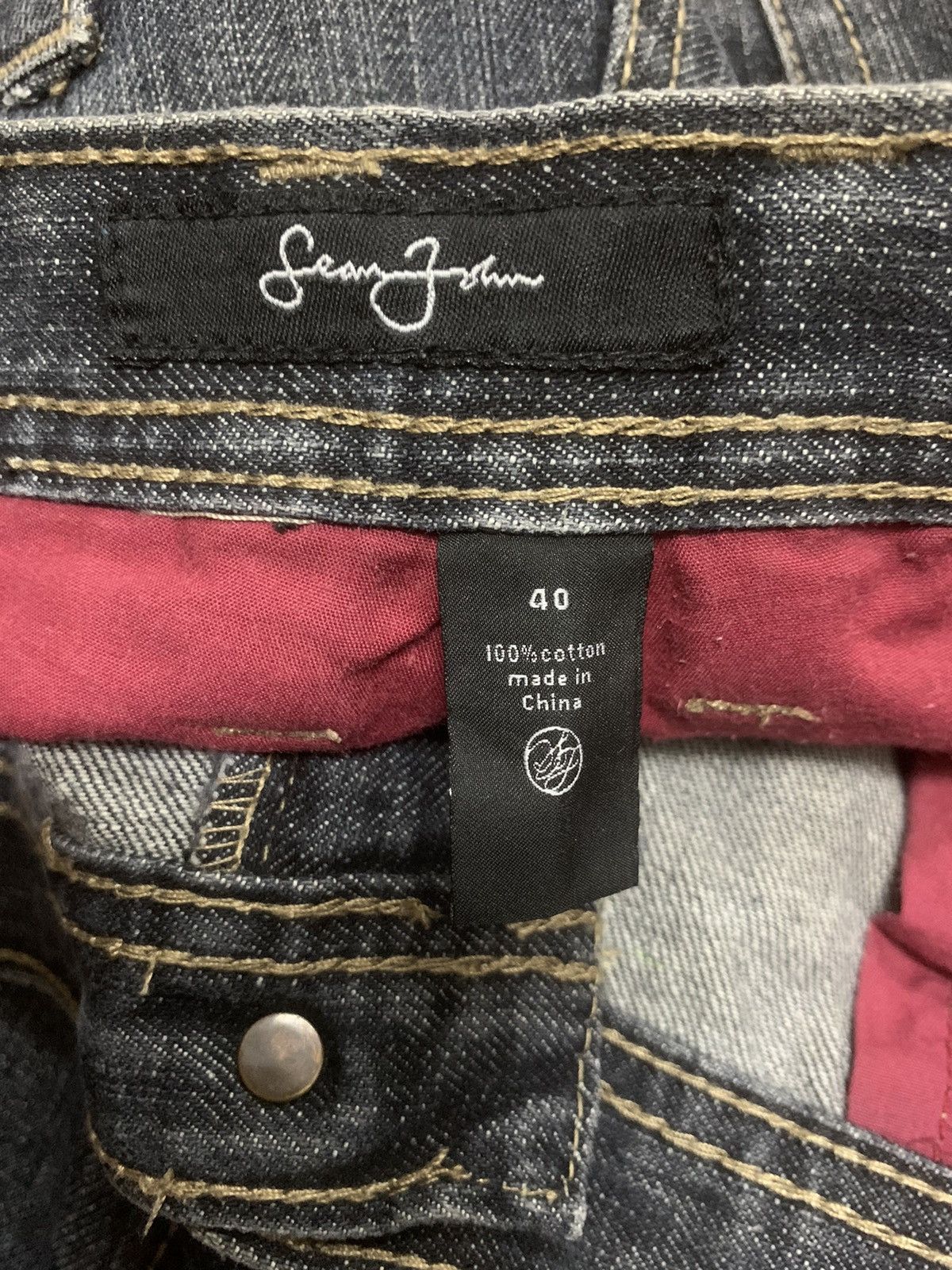 JNCO × Sean John Vintage Sean John Baggy Denim Size US 38 / EU 54 - 9 Thumbnail