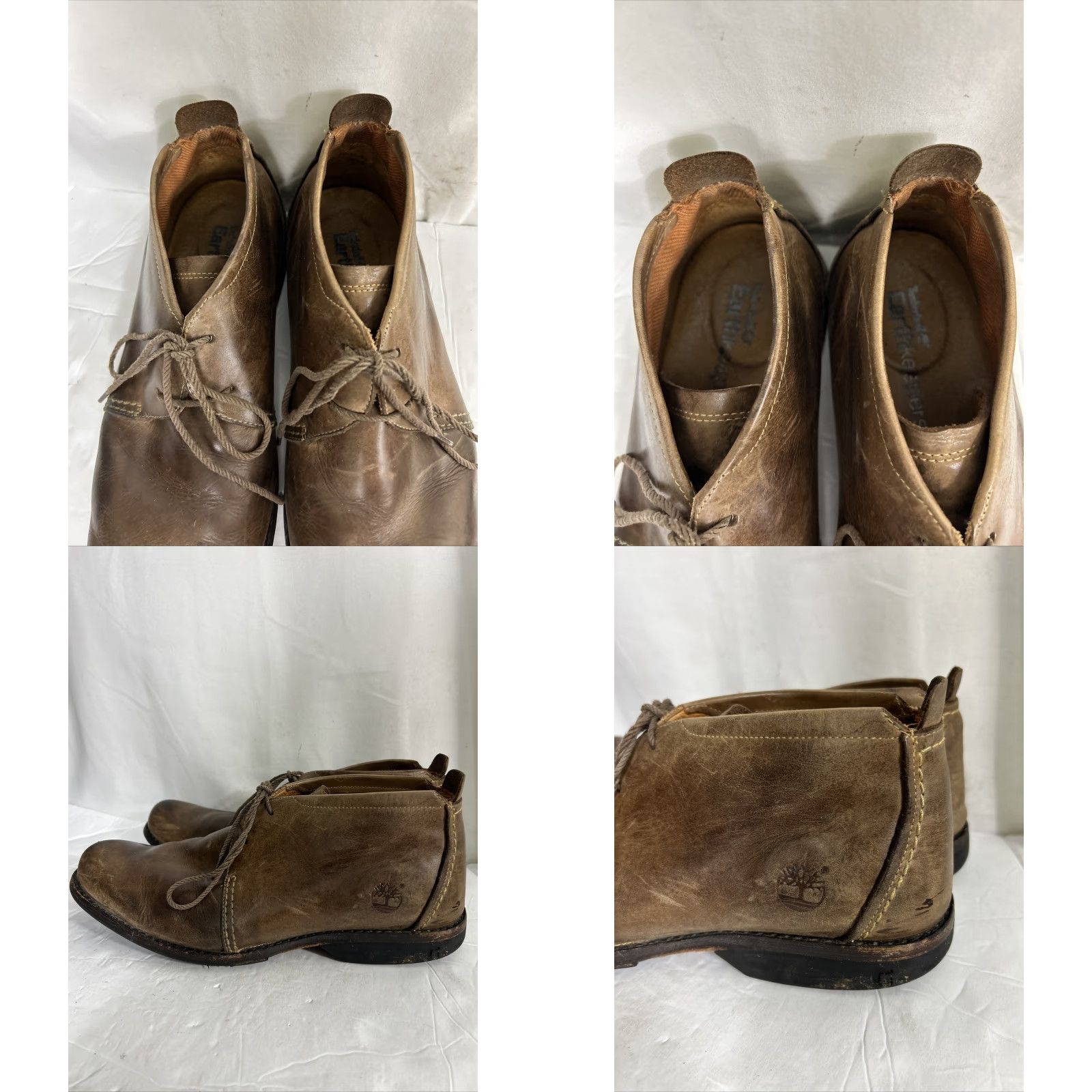 Timberland Timberland Earthkeepers Boots Mens 9M Chukka Booties Brown Leather Almond Toe Casual Man Boots Size US 9 / EU 42 - 8 Thumbnail