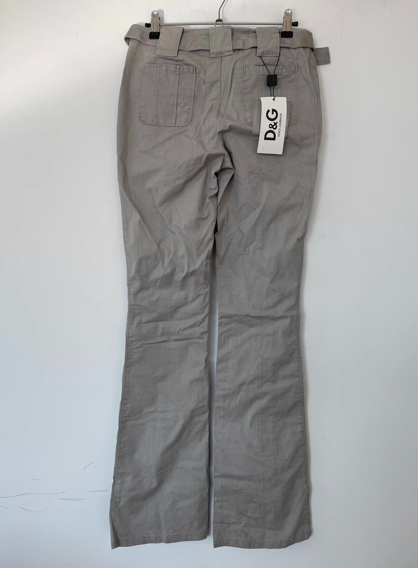 Dolce & Gabbana Dolce & Gabbana Y2K Women's Flare Pants Ｑ21 Size 27" / US 4 / IT 40 - 7 Thumbnail