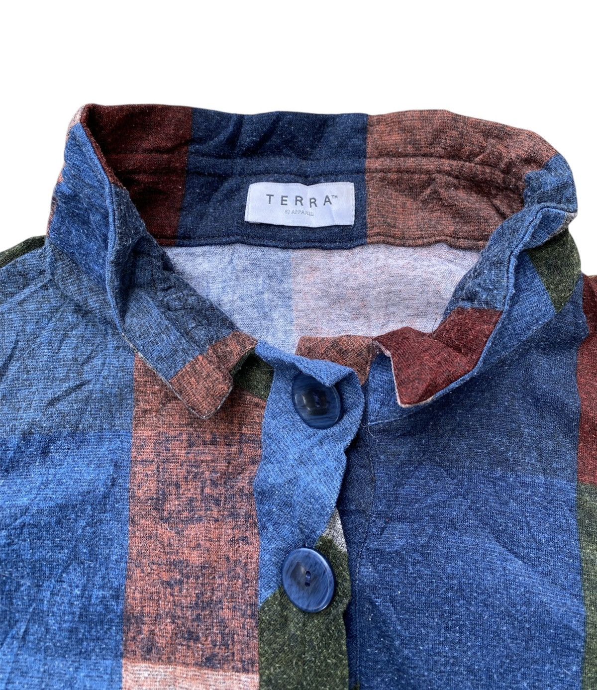 Designer × Japanese Brand Terra SJ Apparel Multicolor Wired Collar Size XL / US 12-14 / IT 48-50 - 5 Thumbnail