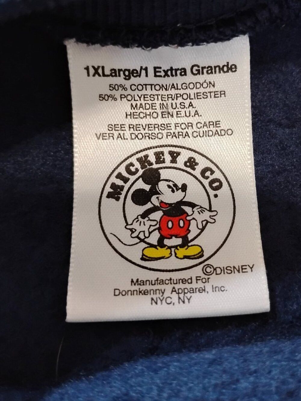 Disney Vintage Disney Mickey Mouse Plaid Crewneck Sweatshirt Size US XL / EU 56 / 4 - 3 Thumbnail